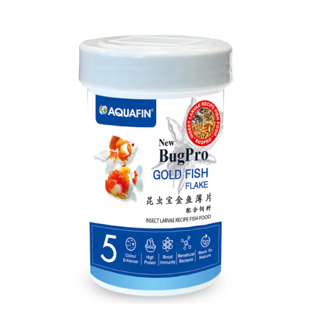 KW Zone Aquafin BugPro Goldfish Flake Food - 100ml