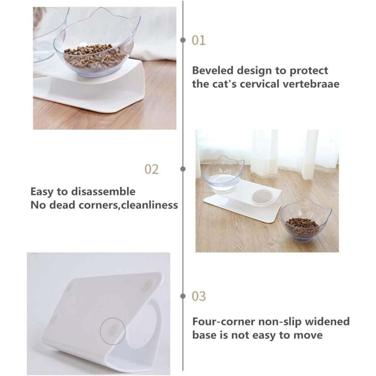 Pado Pet Feeding Bowl - 2 in 1