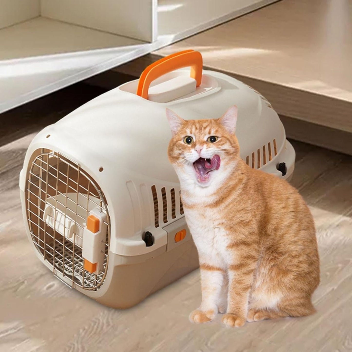 Pado Puppy Porter Pet Carrier White - 49x32x32cm