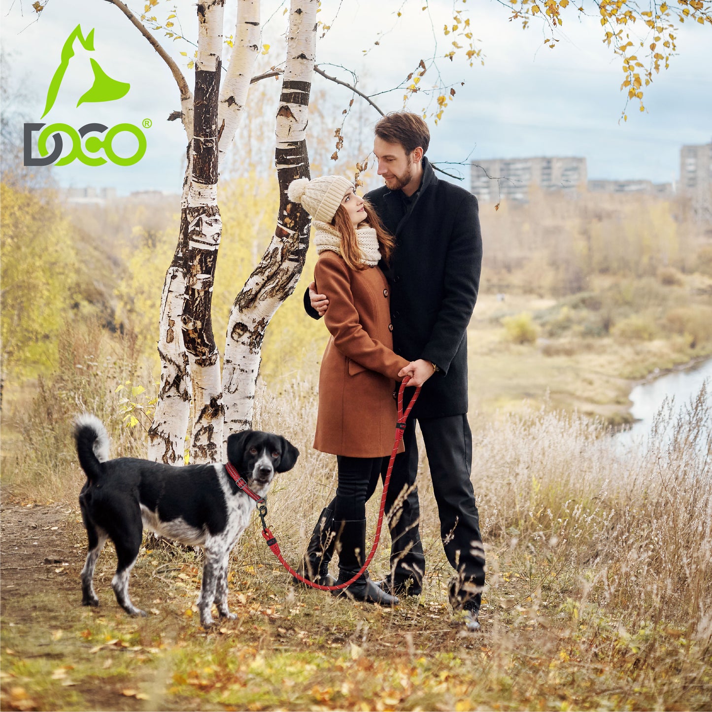 Doco Reflective Rope Dog Leash – 5Ft, Ø13mm