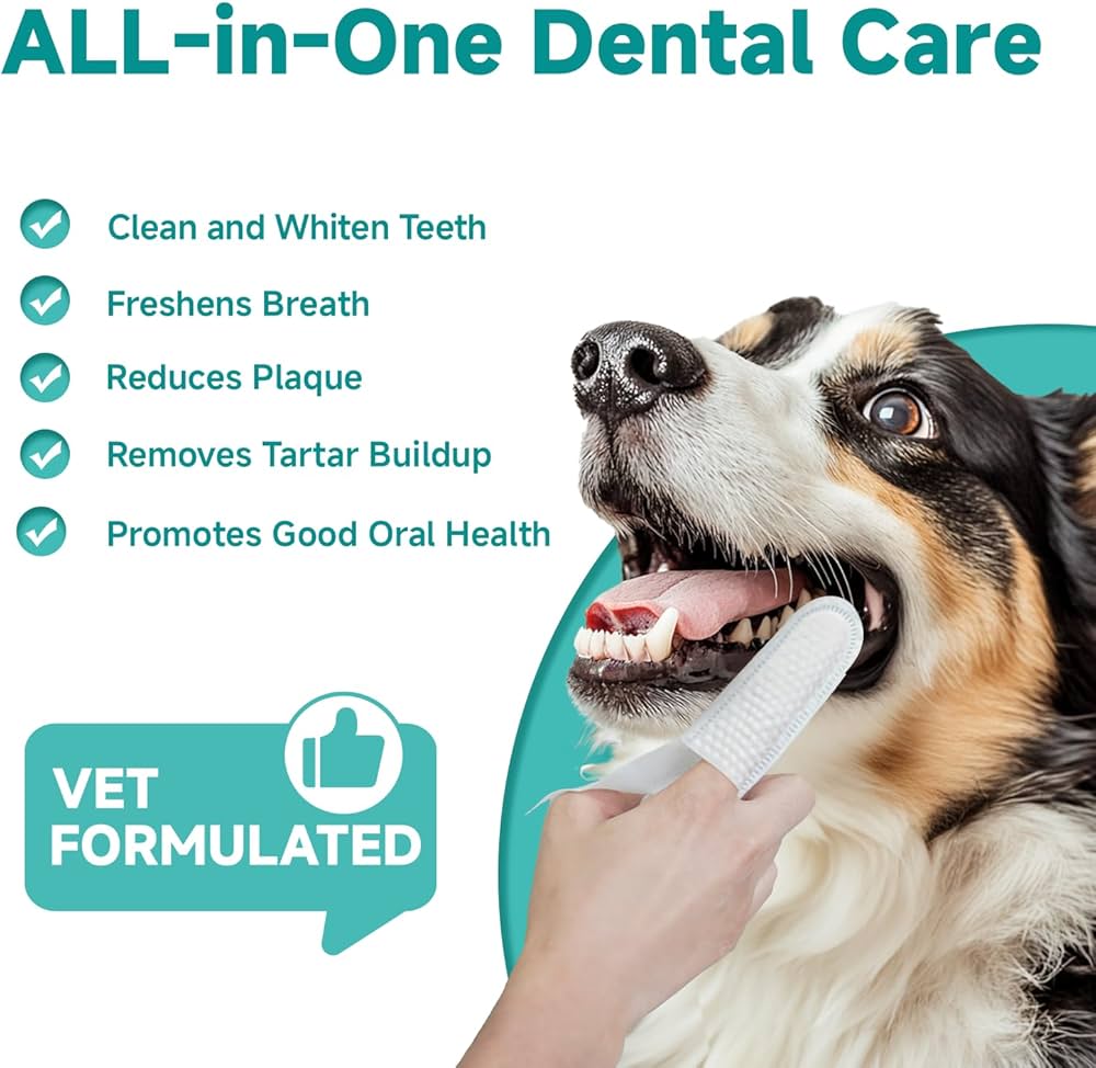 Vets best Clean Teeth Finger Pads Dental Wipes