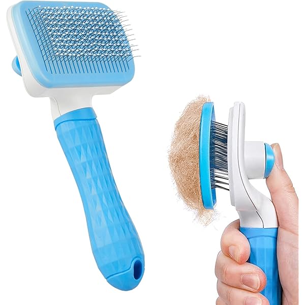 Petbroo Slicker Brush For Pets Blue