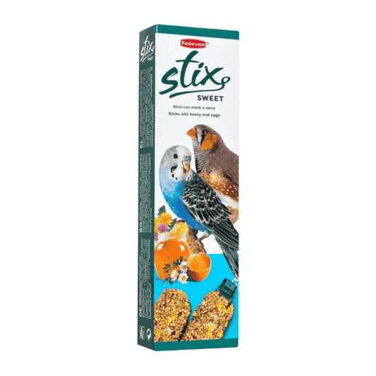 Padovan Stix Sweet Treat For Parakeets & Exotics – 80g