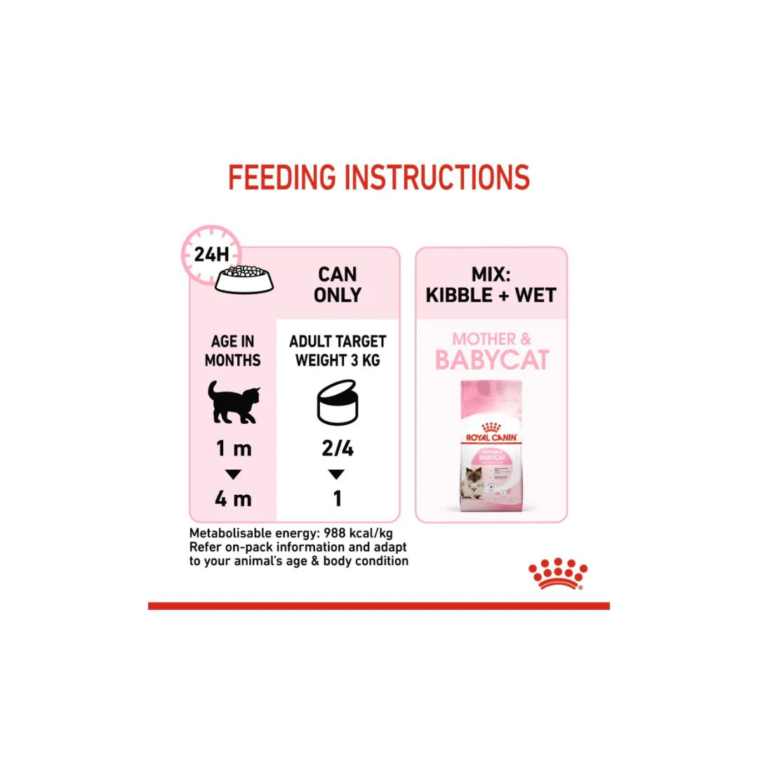 Royal Canin Feline Health Nutrition Mother & Babycat Mousse (WET FOOD )