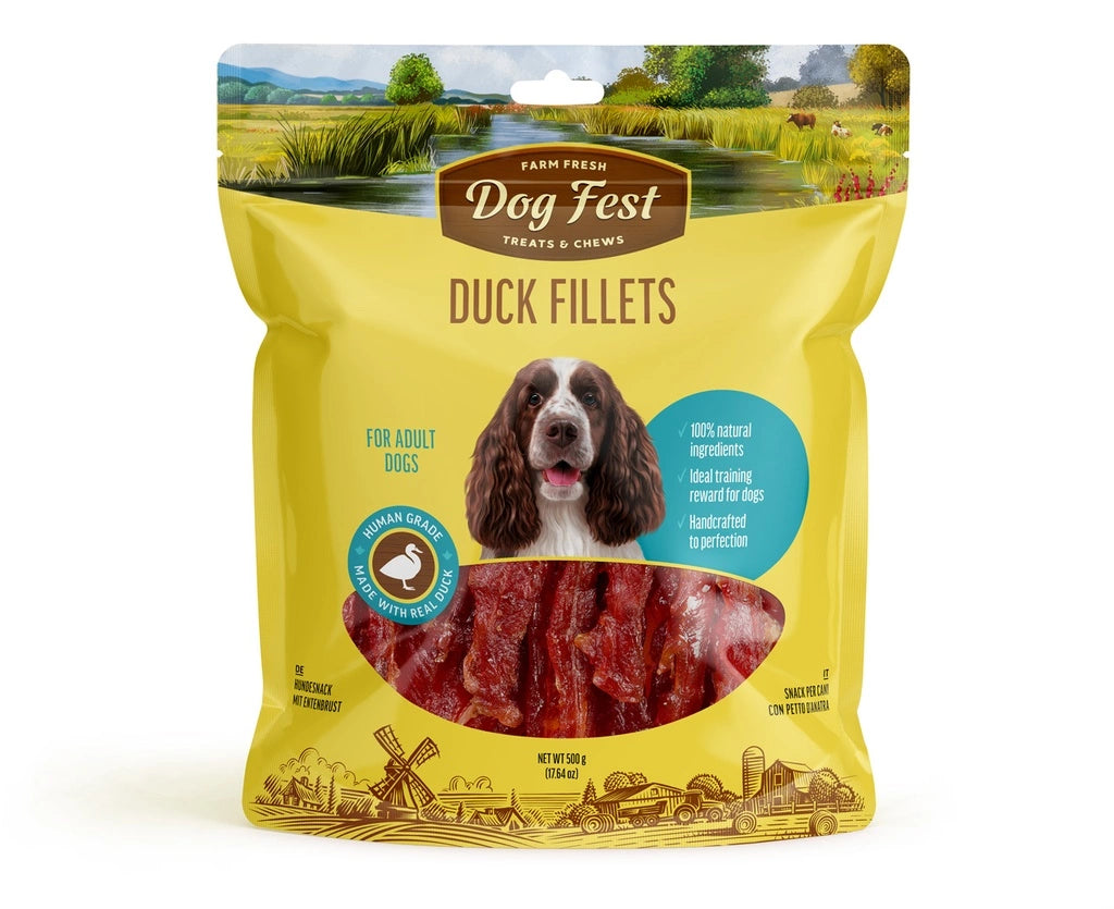Dog Fest Adult Dog Treat Duck Fillets