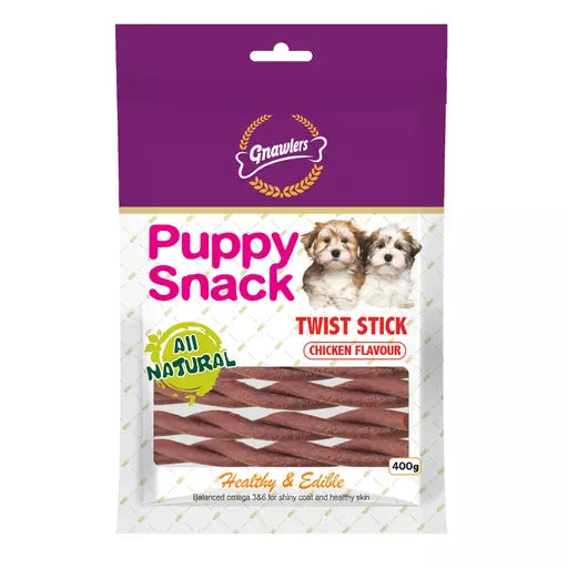Gnawlers Puppy Treat Stick Chicken - 400g