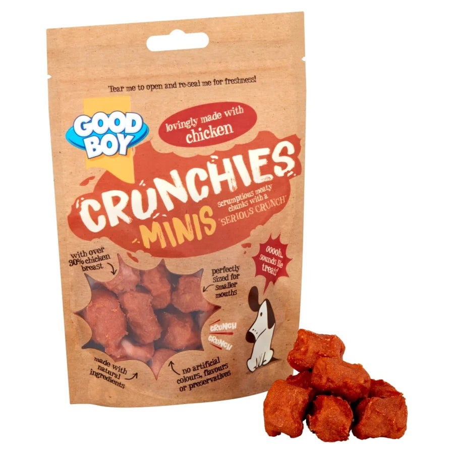 Good Boy Dog Treats Crunchies Mini Chicken - 60g