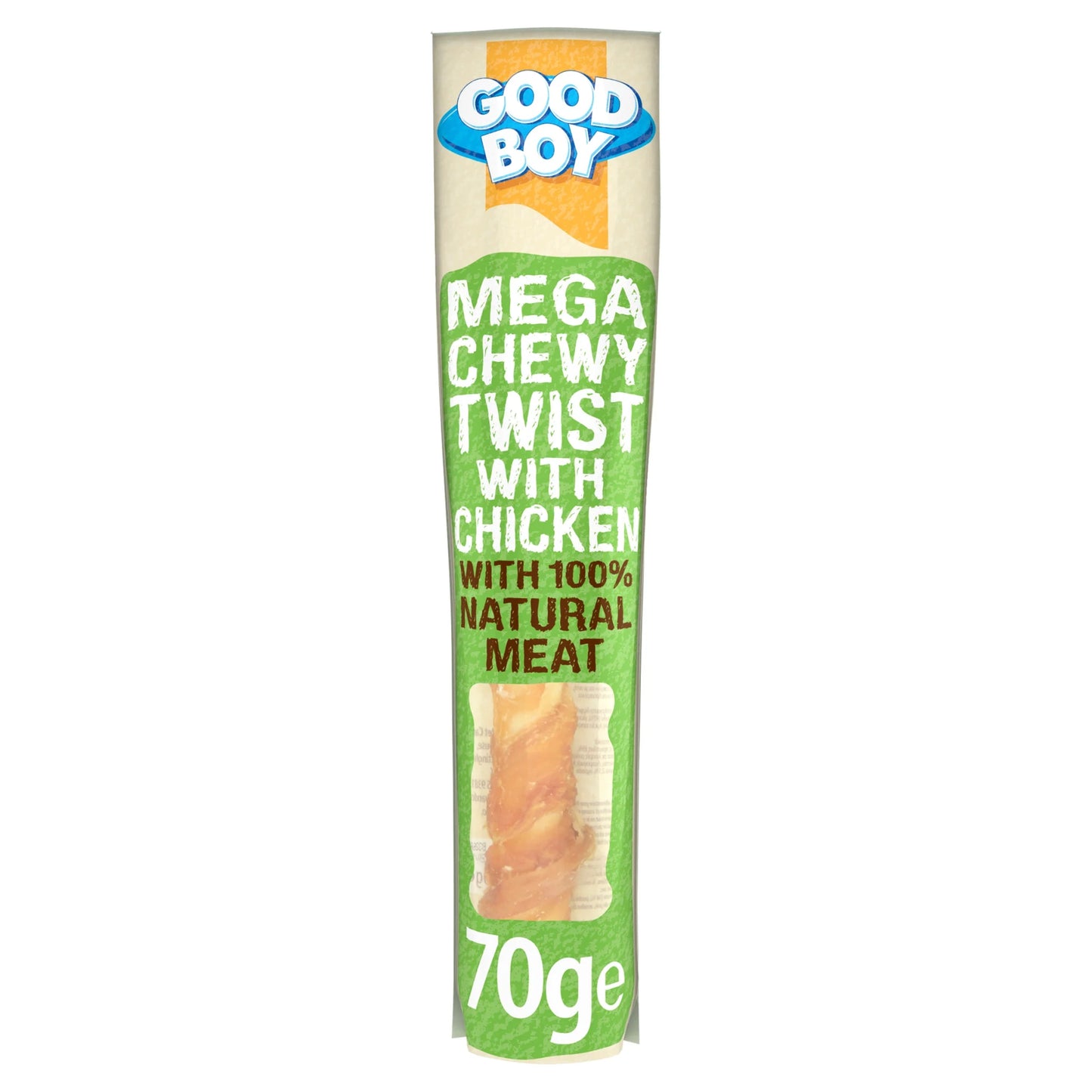 Good Boy Dog Treat Stick Mega Chewy Chicken Twist - 70g