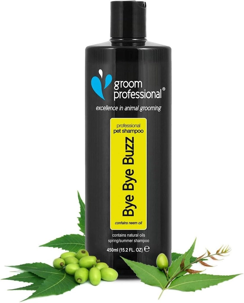 Groom Professional Bye Bye Buzz Neem & Coconut Dog Shampoo - 450ML