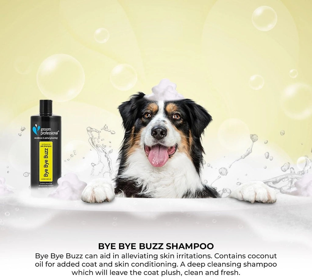 Groom Professional Bye Bye Buzz Neem & Coconut Dog Shampoo - 450ML