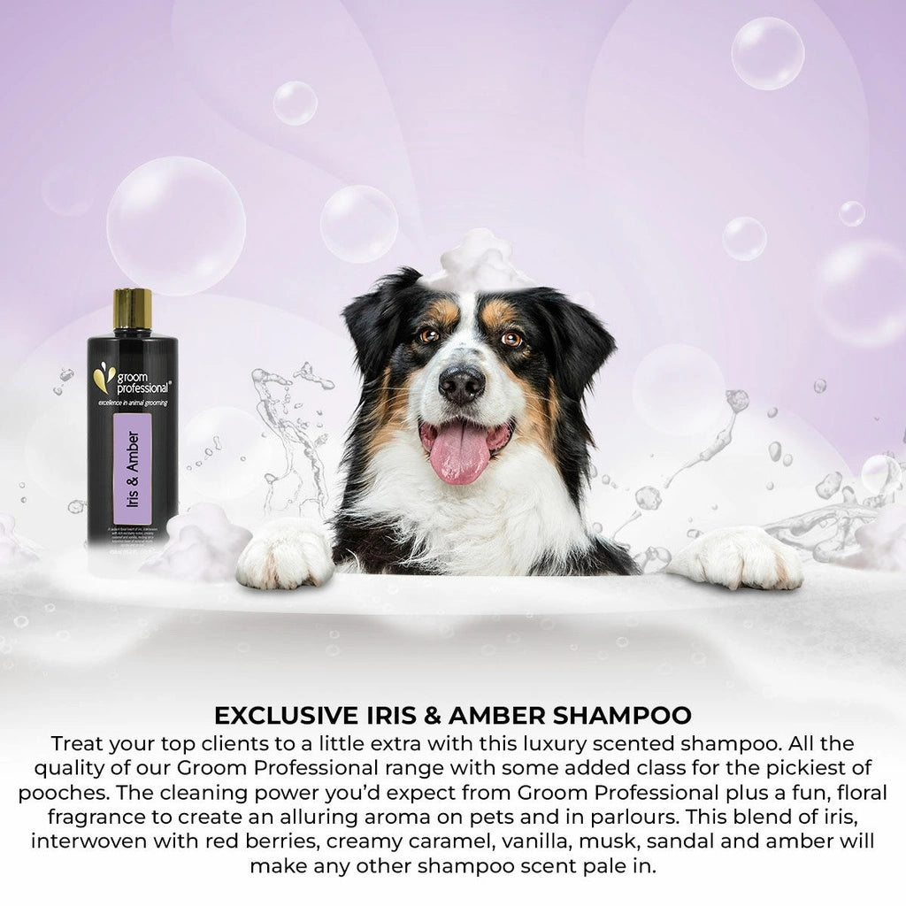 Groom Professional Iris & Amber Dog Shampoo - 450ML