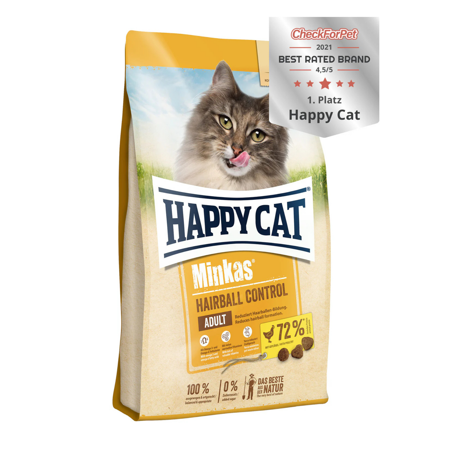 Happy Cat Dry Food Minkas Hairball Control - 1.5 kg