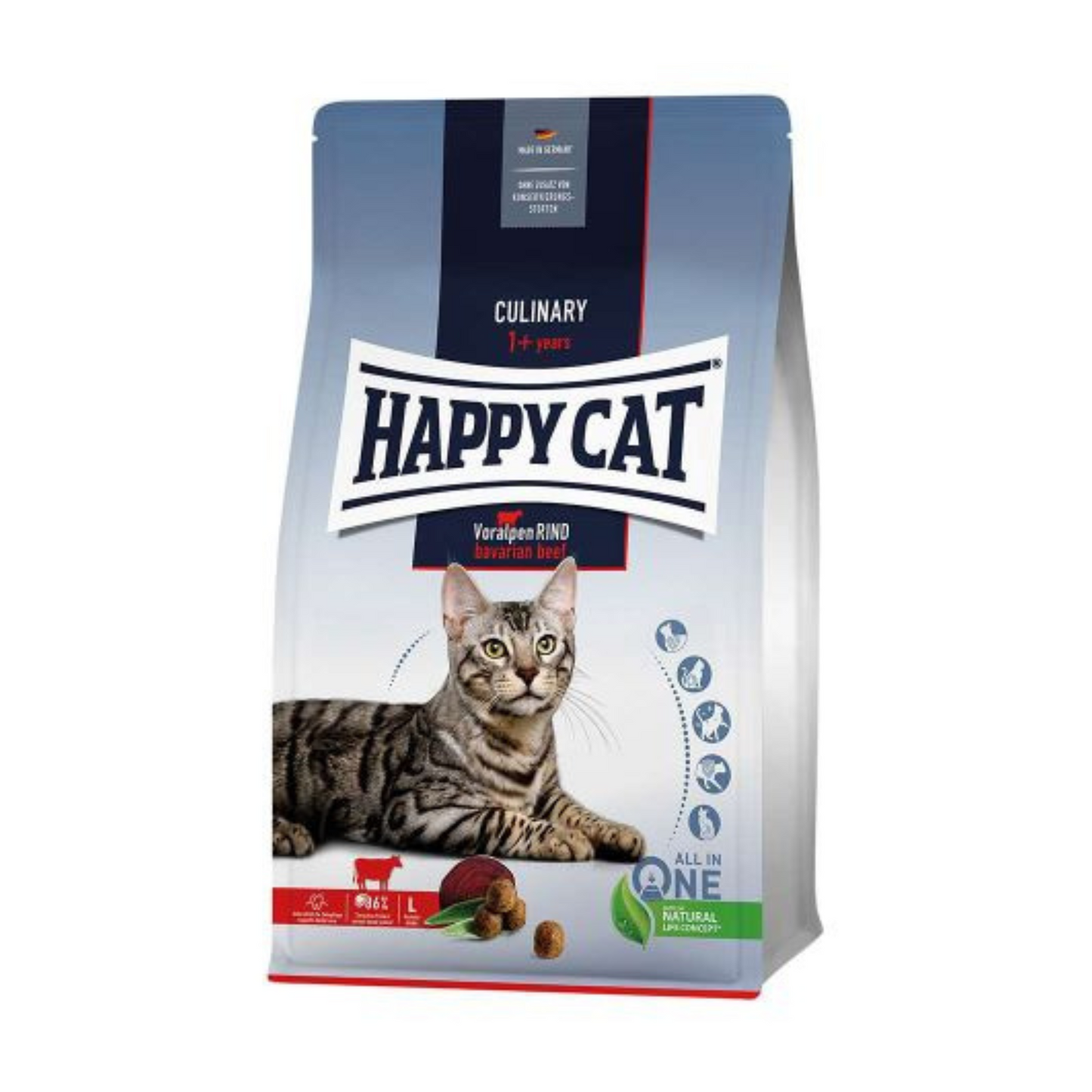 Happy Dry Food Cat Culinary Adult Voralpen-Rind - 1.3 kg