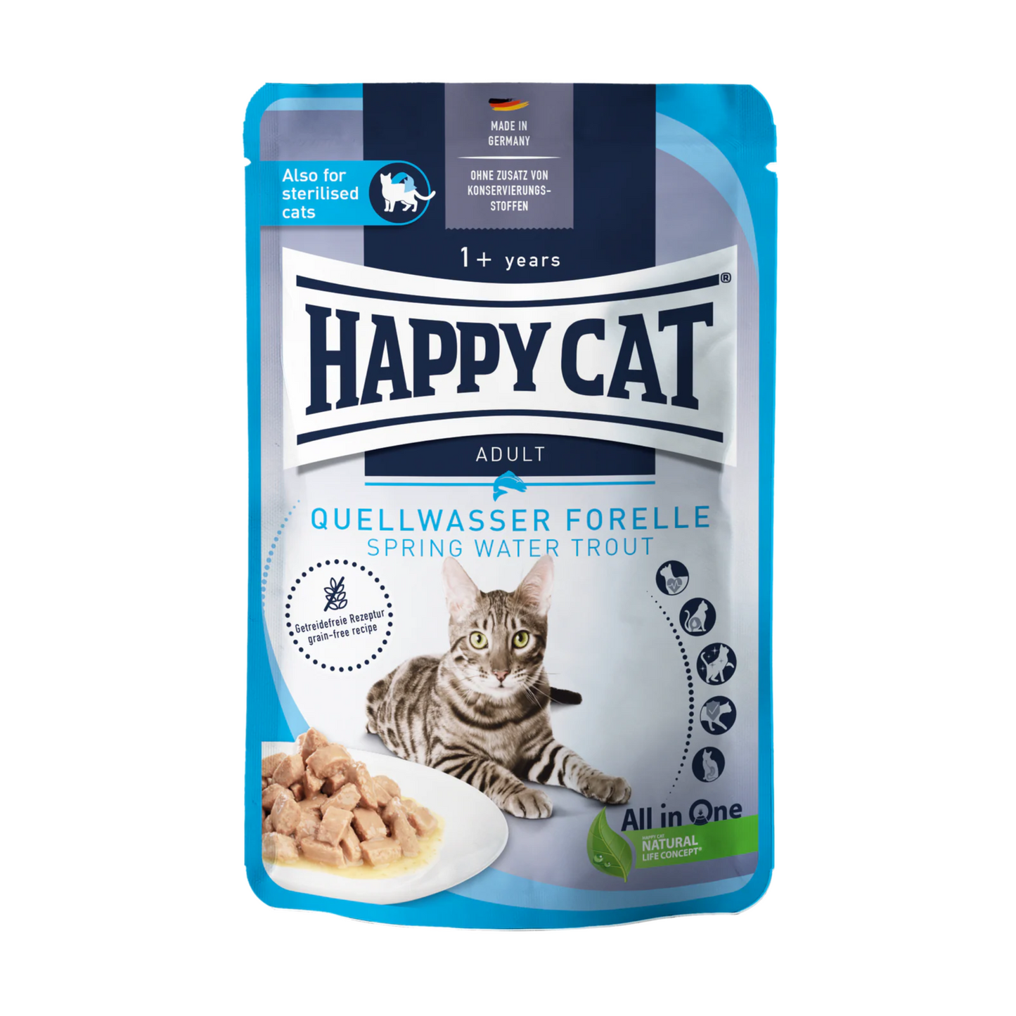 Happy Cat Wet Food Culinary Spring Water Trout - 85g
