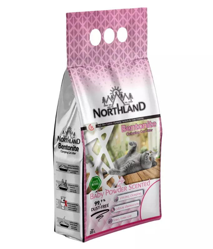 Northland Bentonite Clumping Cat Litter - Baby Powder