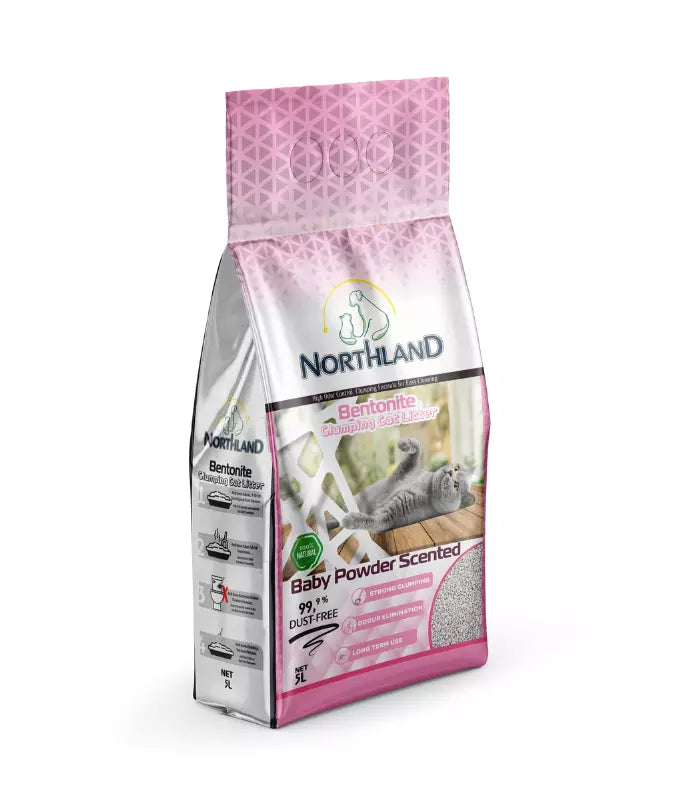 Northland Bentonite Clumping Cat Litter - Baby Powder