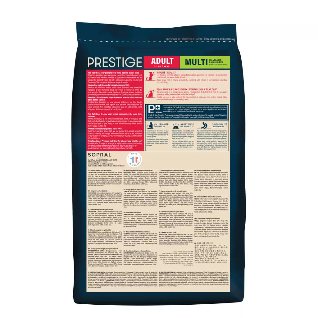 Pro nutrition Prestige Cat Adult Multi Dry Food