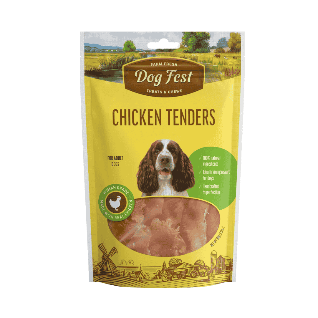 Dog Fest Chicken Tenders For Adult Dog - 90g
