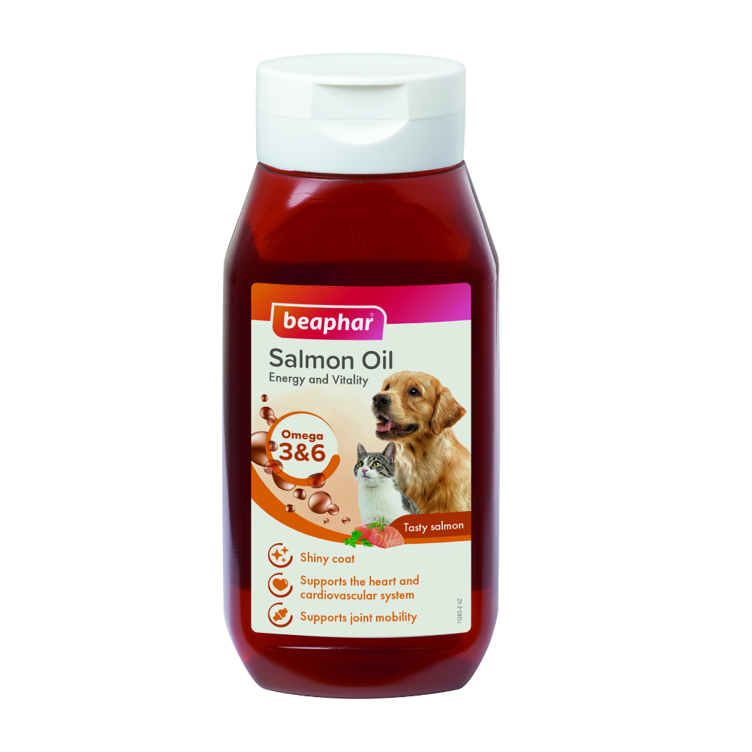 Beaphar Pure Salmon Oil for Dogs & Cats – 430ml