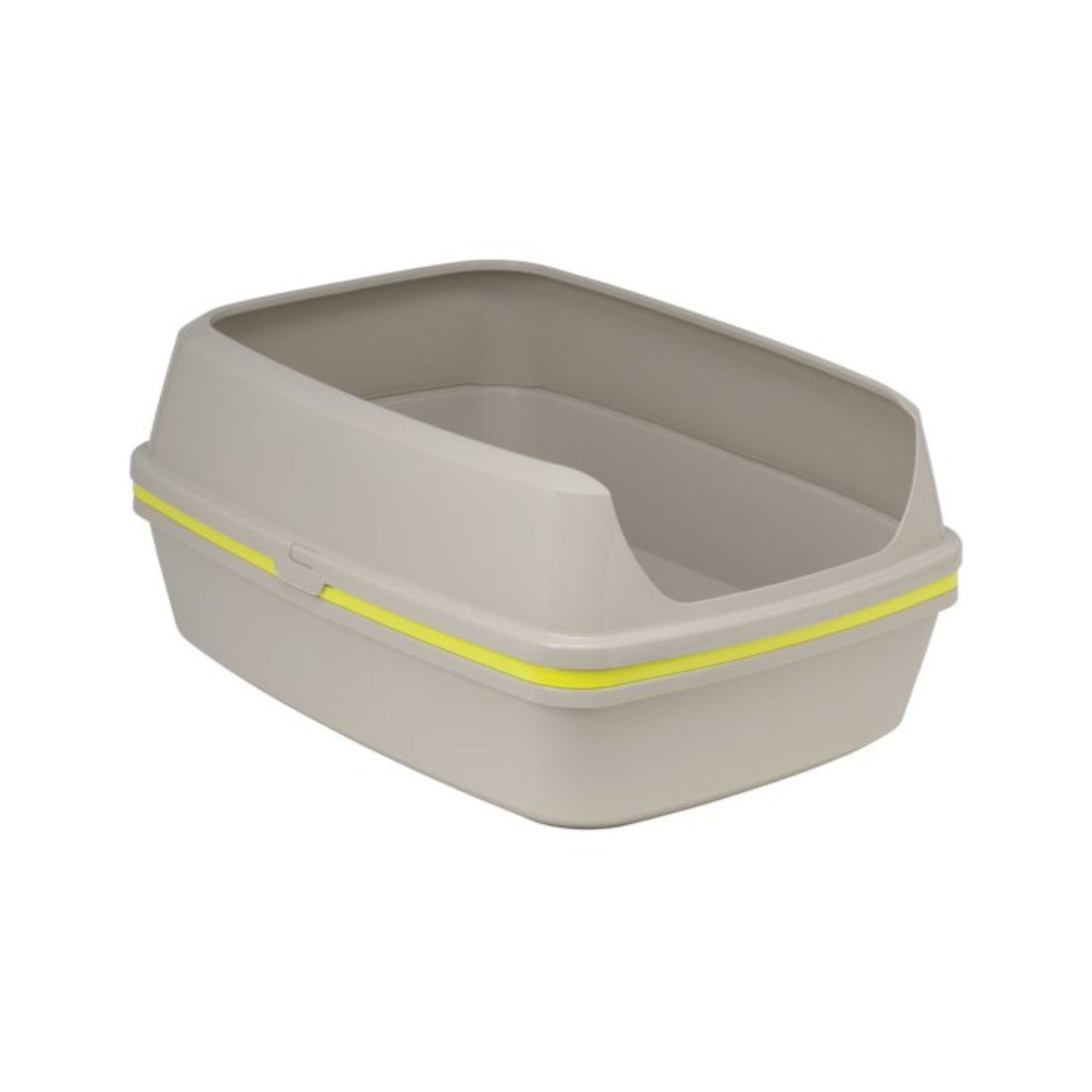 Moderna Lift To Sift Open Cat Litter Box Grey & Lemon – Size XL