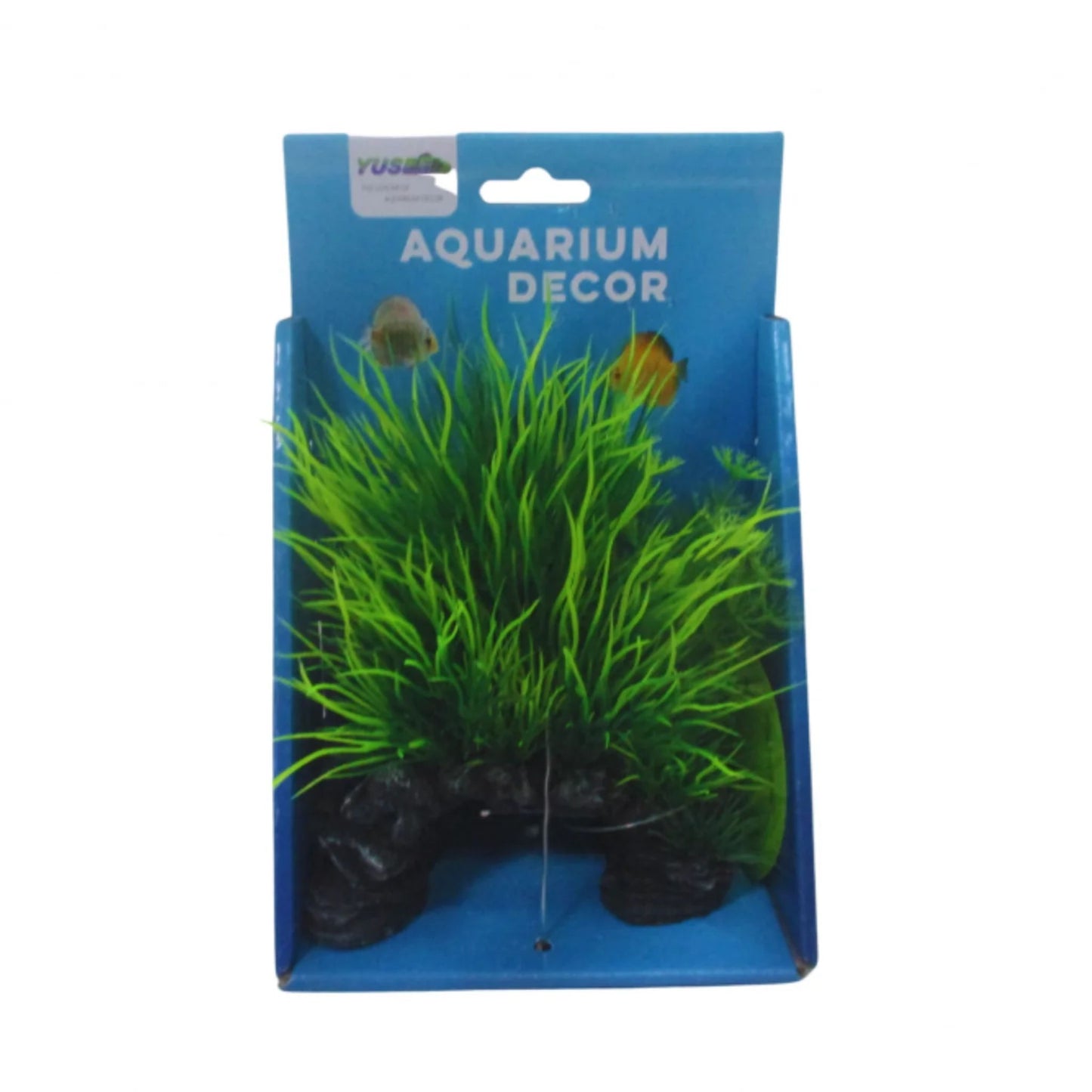 Yusee Aquarium Decoration Artificial Plant - H20cm