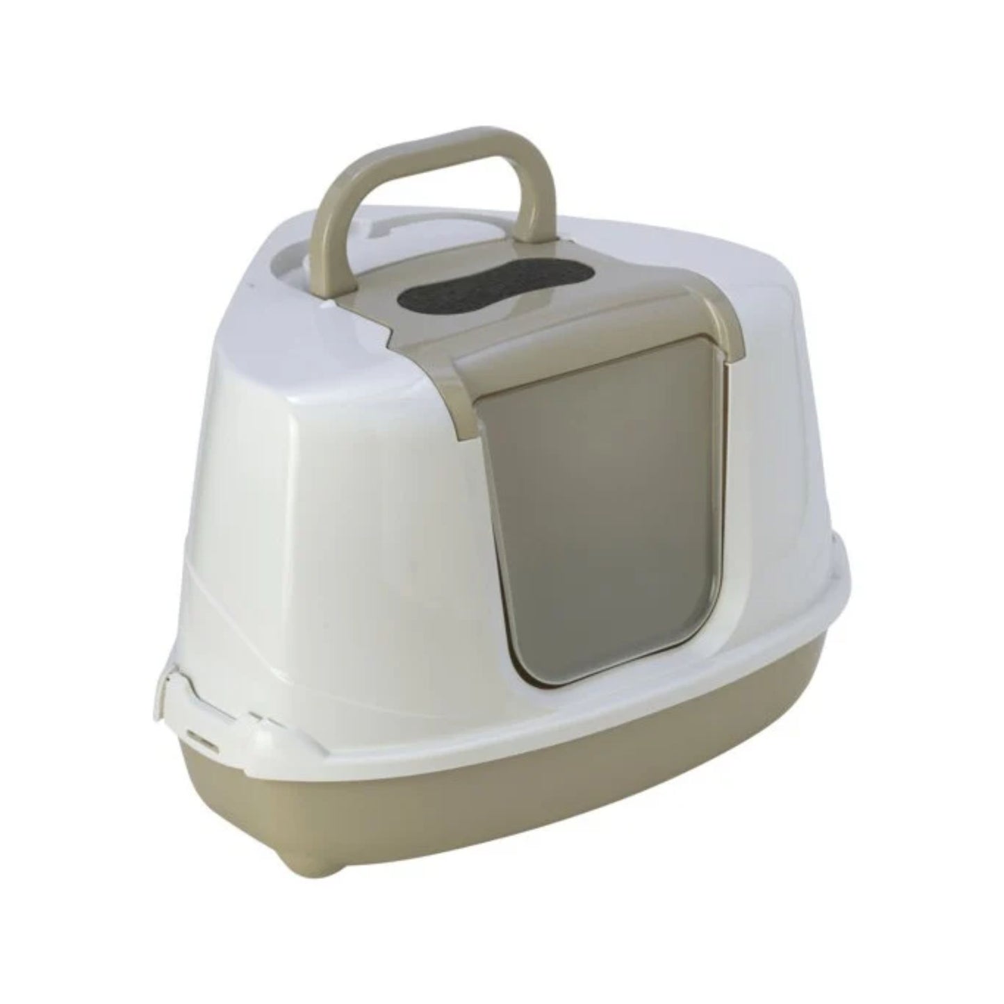 Moderna Flip Corner Cat Litter Box - Grey