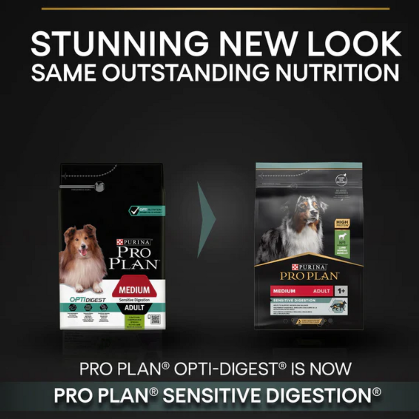 Purina Pro Plan Sensitive Digestion Medium Adult Dry Dog Food With Lamb - 3 kg