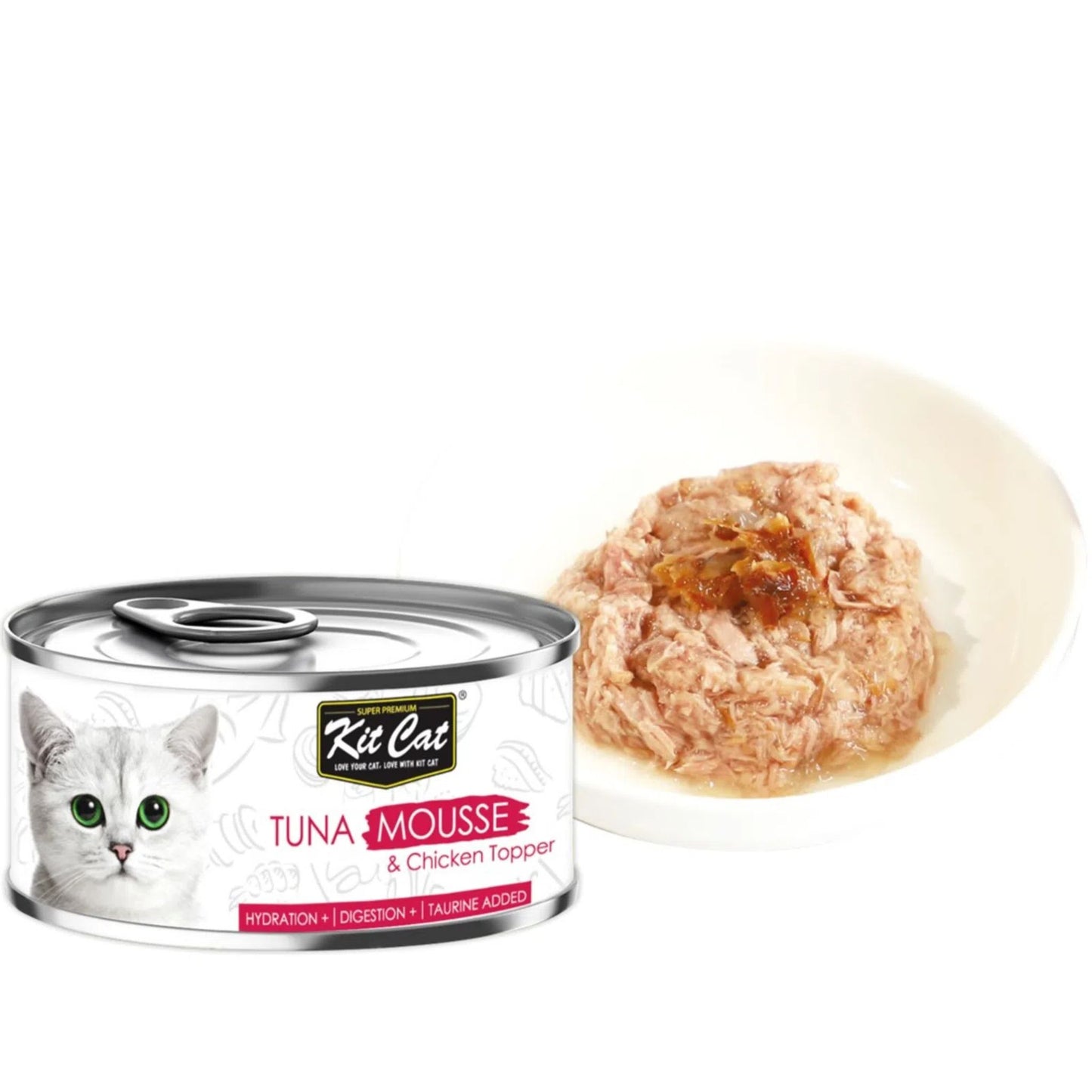Kit Cat Chicken Mousse With Tuna Wet Cat Food - 80G