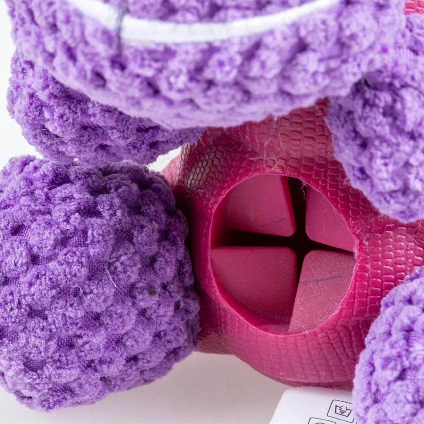 Duvo+ Plush & Rubber T-Rex Treat Dispenser Toy – 12x18x16cm