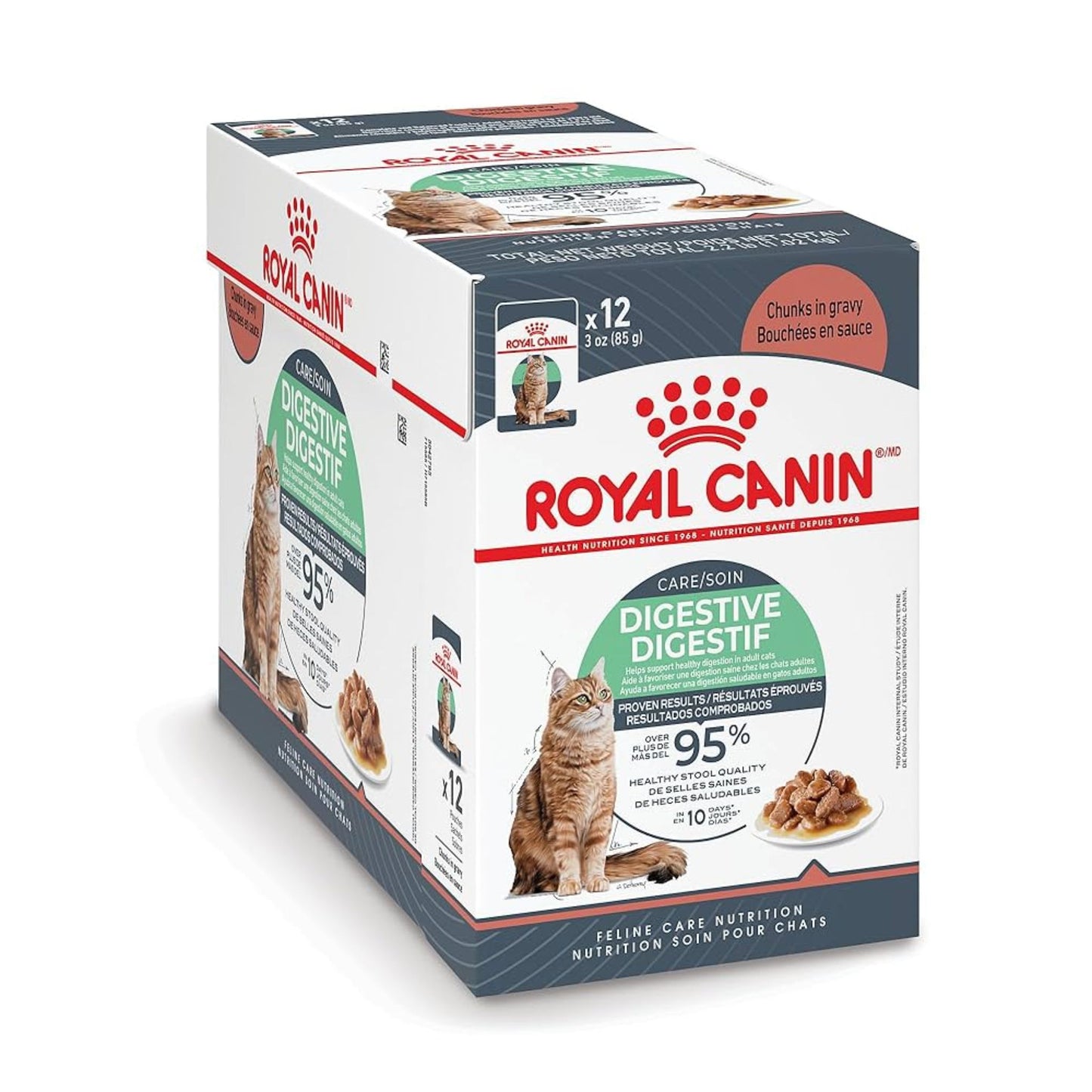 Royal Canin Feline Care Nutrition Digest Sensitive Gravy Cat Wet Food - 12X85G