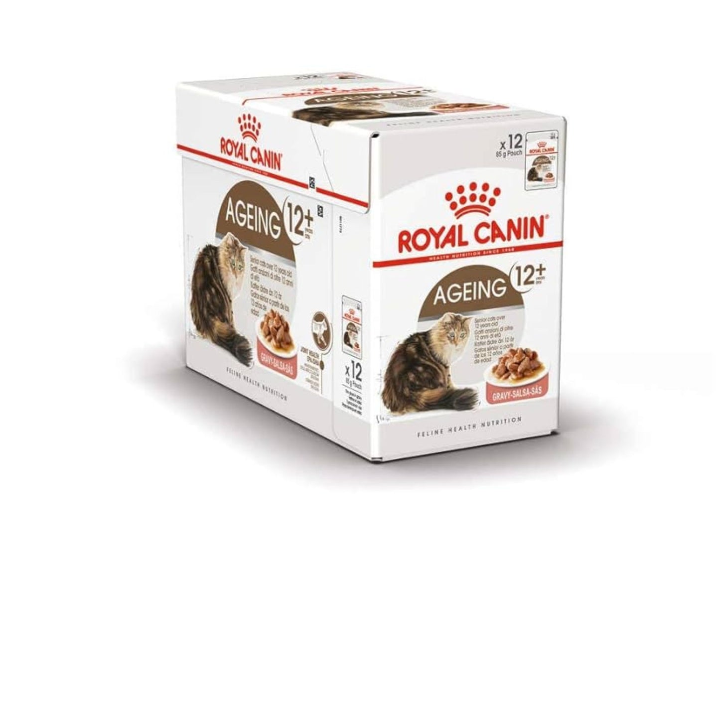 Royal Canin Feline Health Nutrition Ageing 12+ Gravy Cat Wet Food - 12X85G