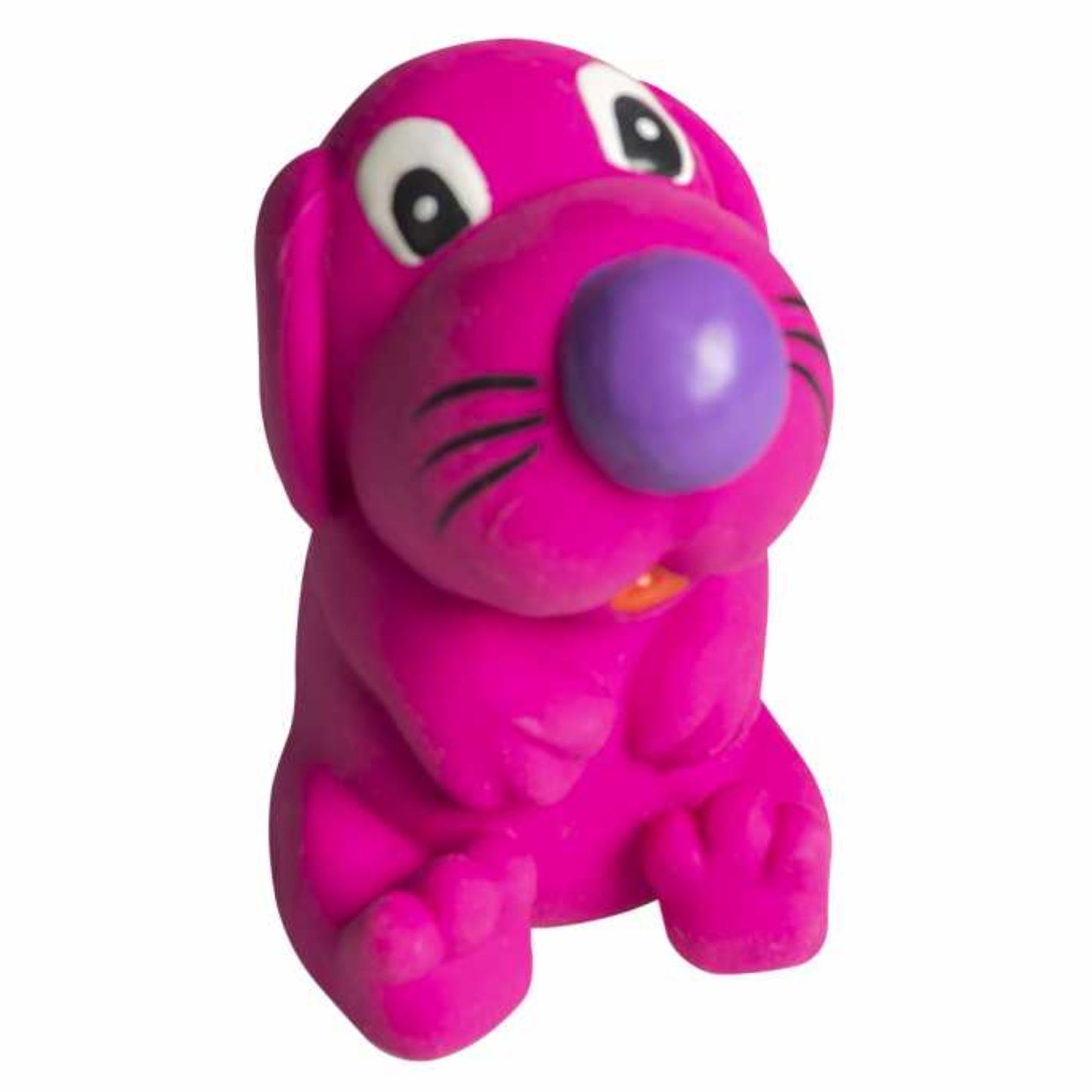 Duvo+ Latex Sitting Dog Toy Mixed Colors - 8.5cm