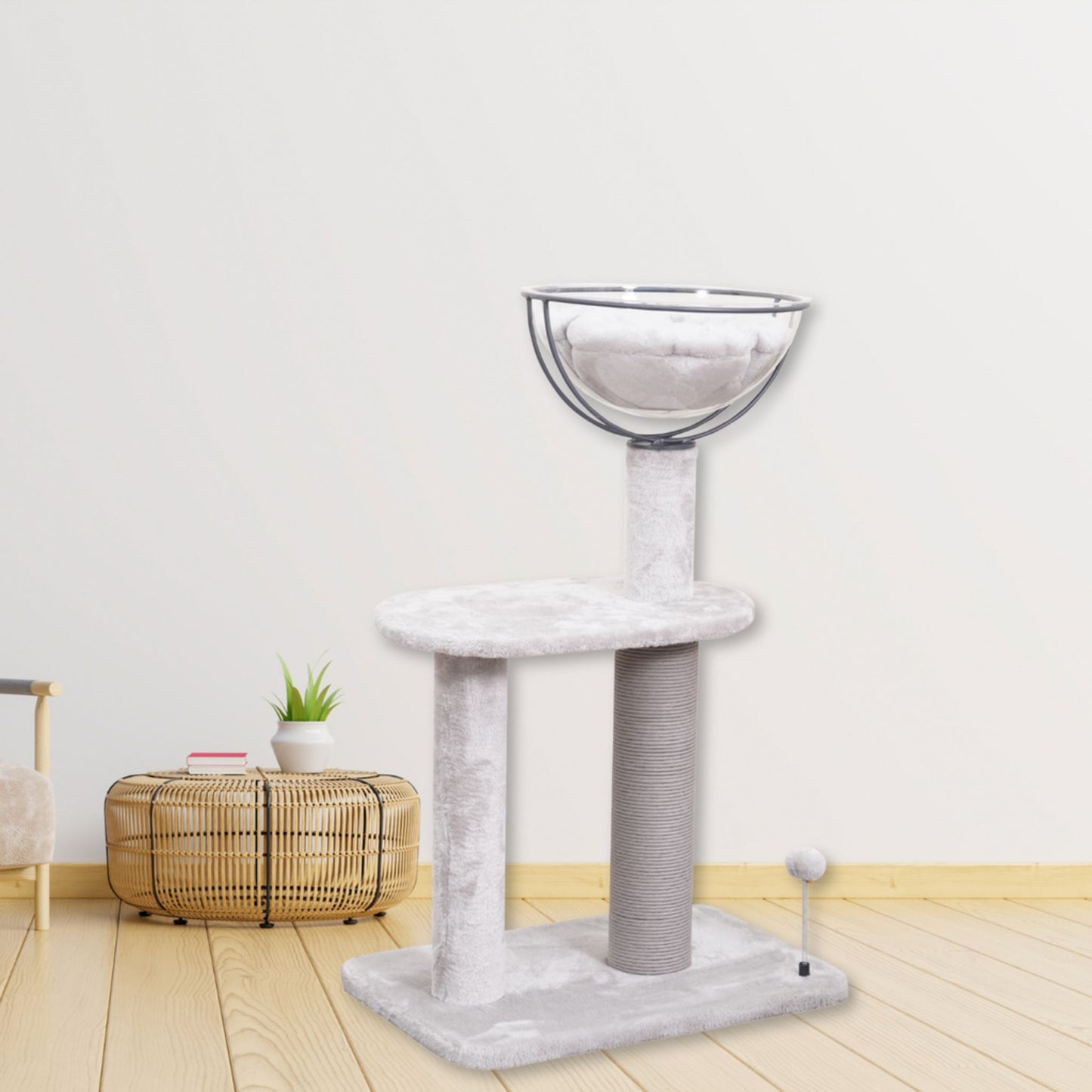 Catry Cat Scratching Tree - 58x39x91h Cm