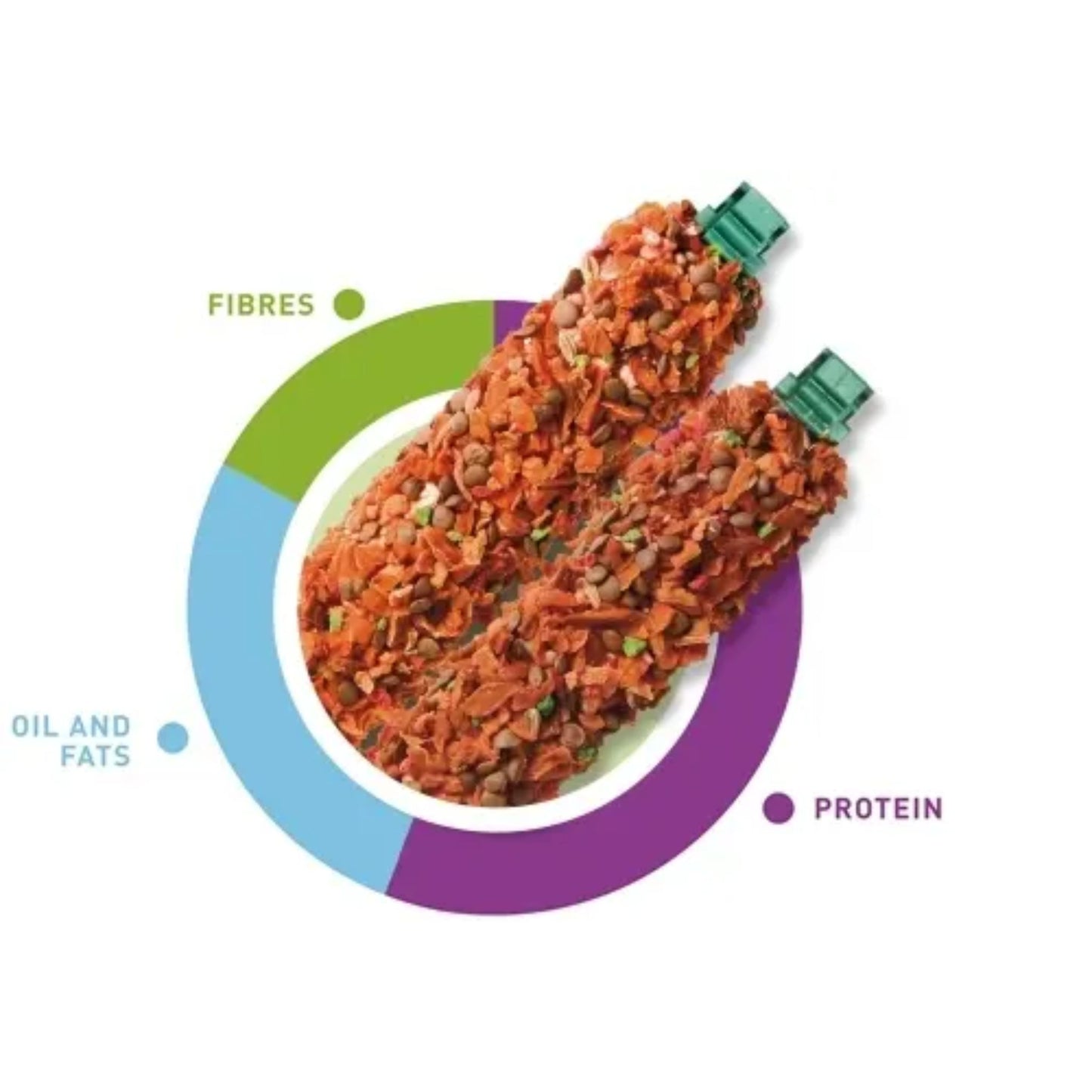 Padovan Stix Flakes Rabbit Crunchy Treats With Vegetables – 100g