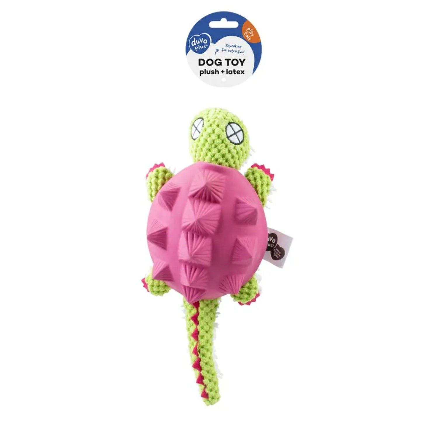 Duvo+ Plush & Latex Armadillo Dog Toy - 34x14x8.5cm