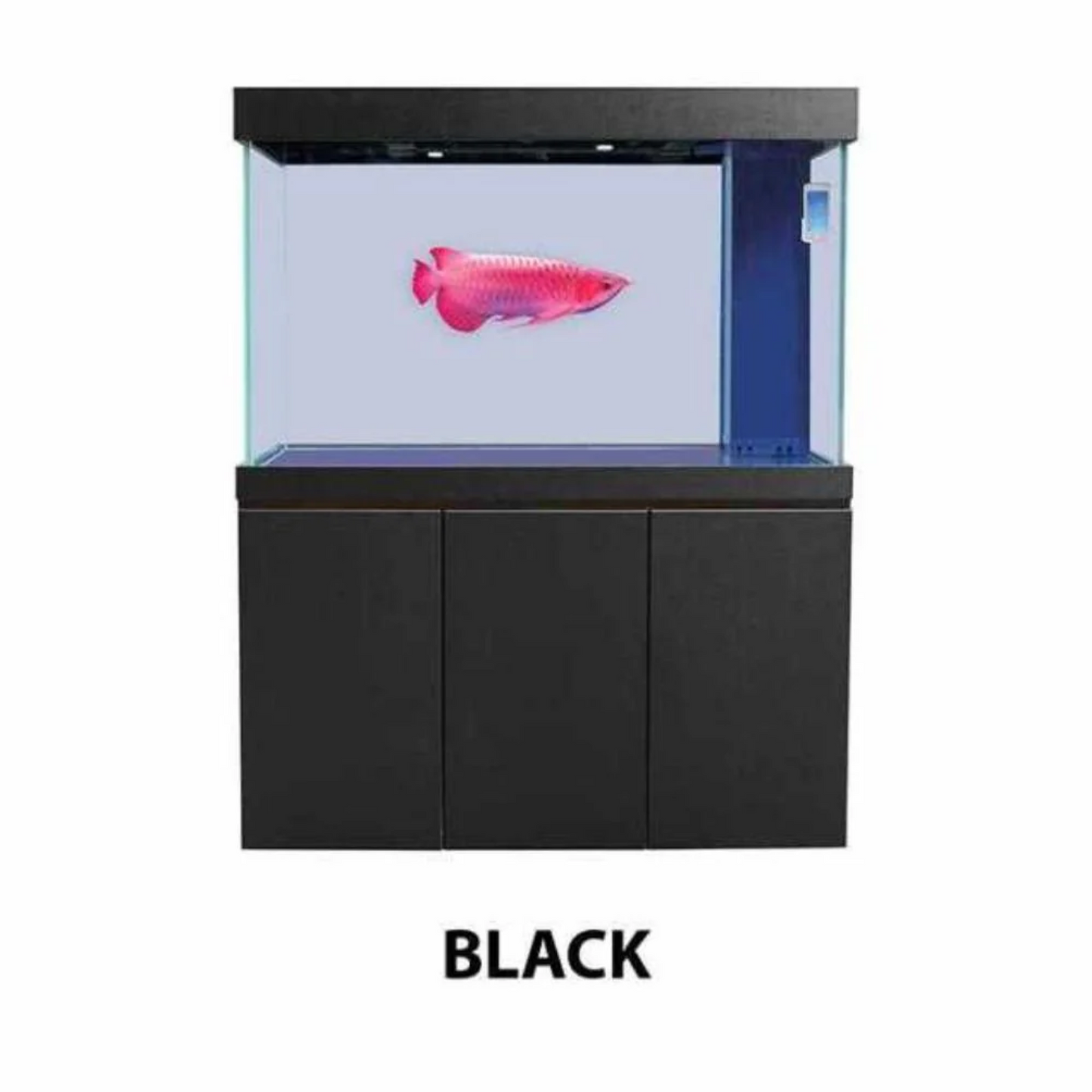 Boyu Aquarium With Cabinet Black - 1200X400X1530