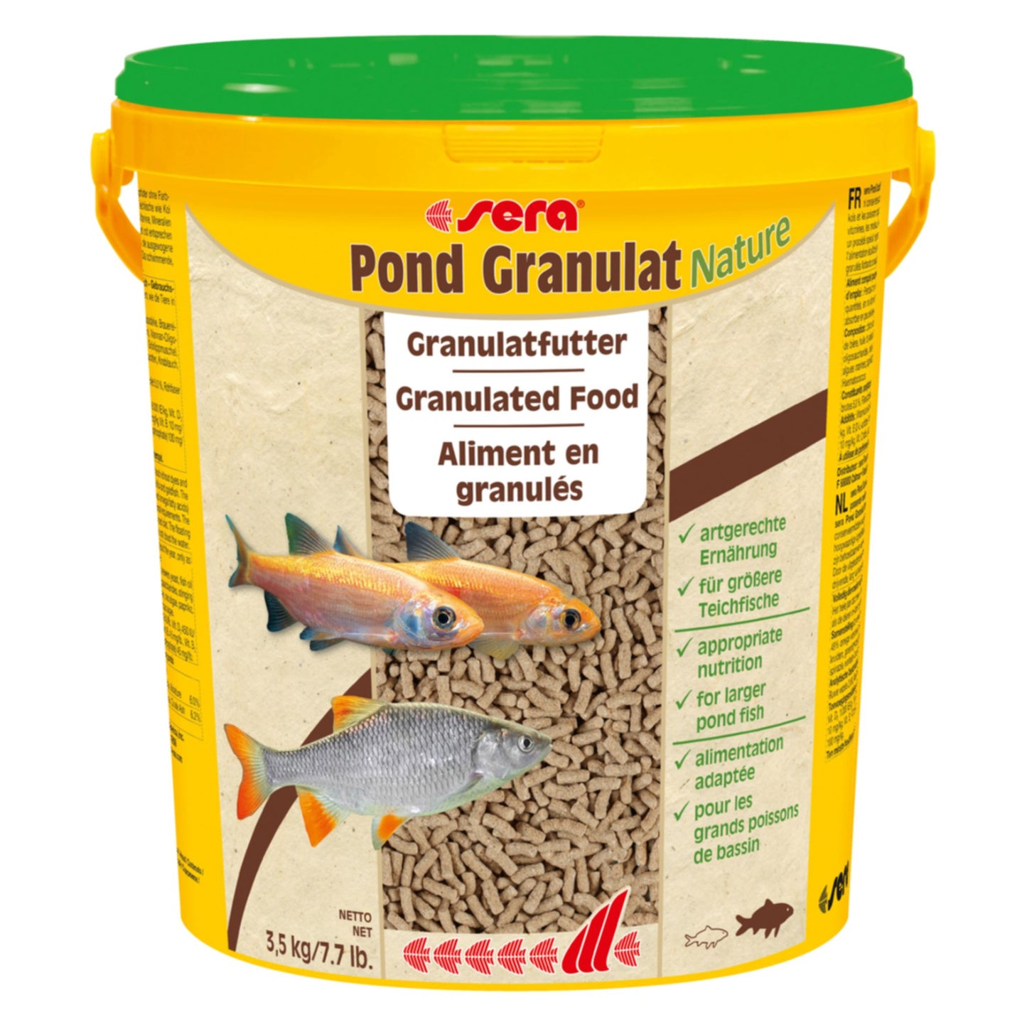 Sera Pond Nature Granulated Fish Food - 20L