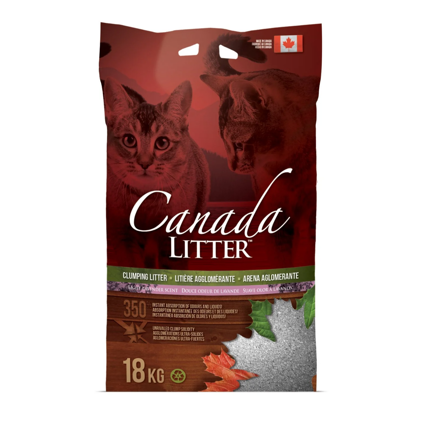 Canada Cat Litter Clumping Baby Powder Scent - 18 Kg