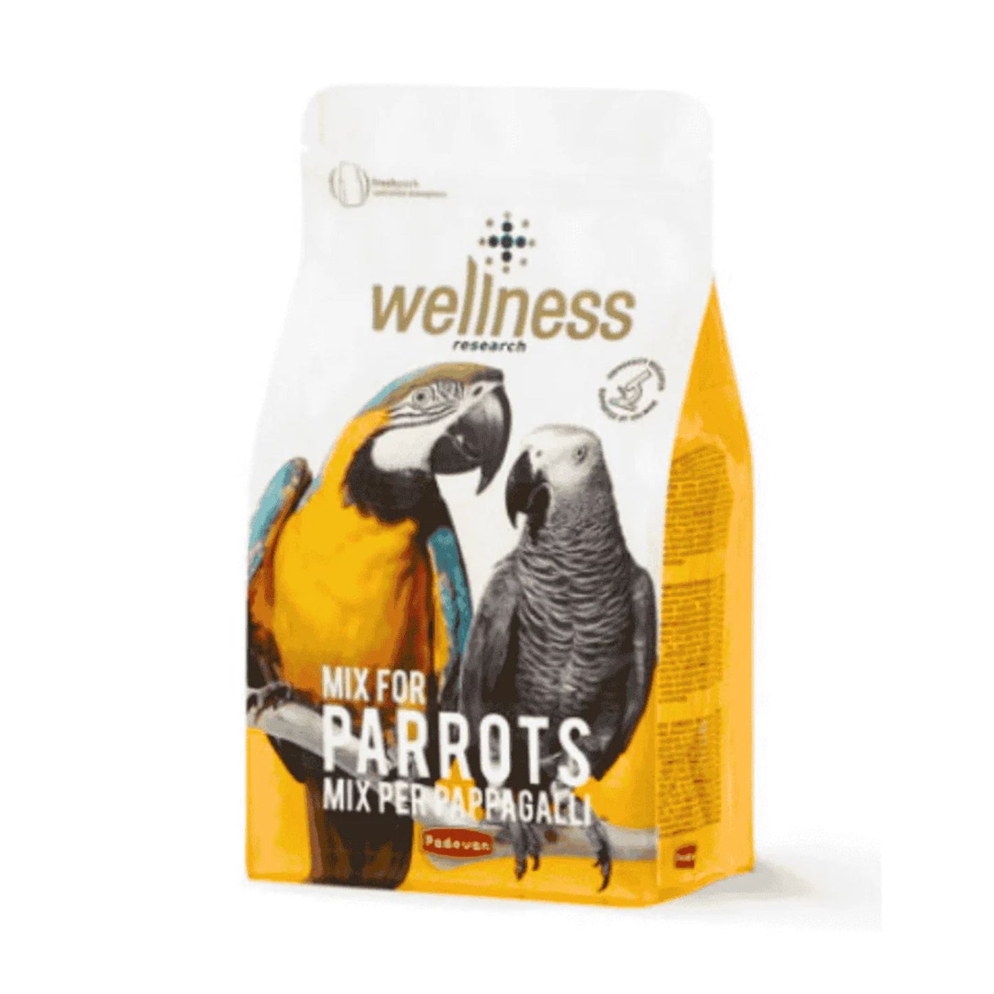Padovan Wellness Parrots Food Large Pack Premium Mix – 2.5kg