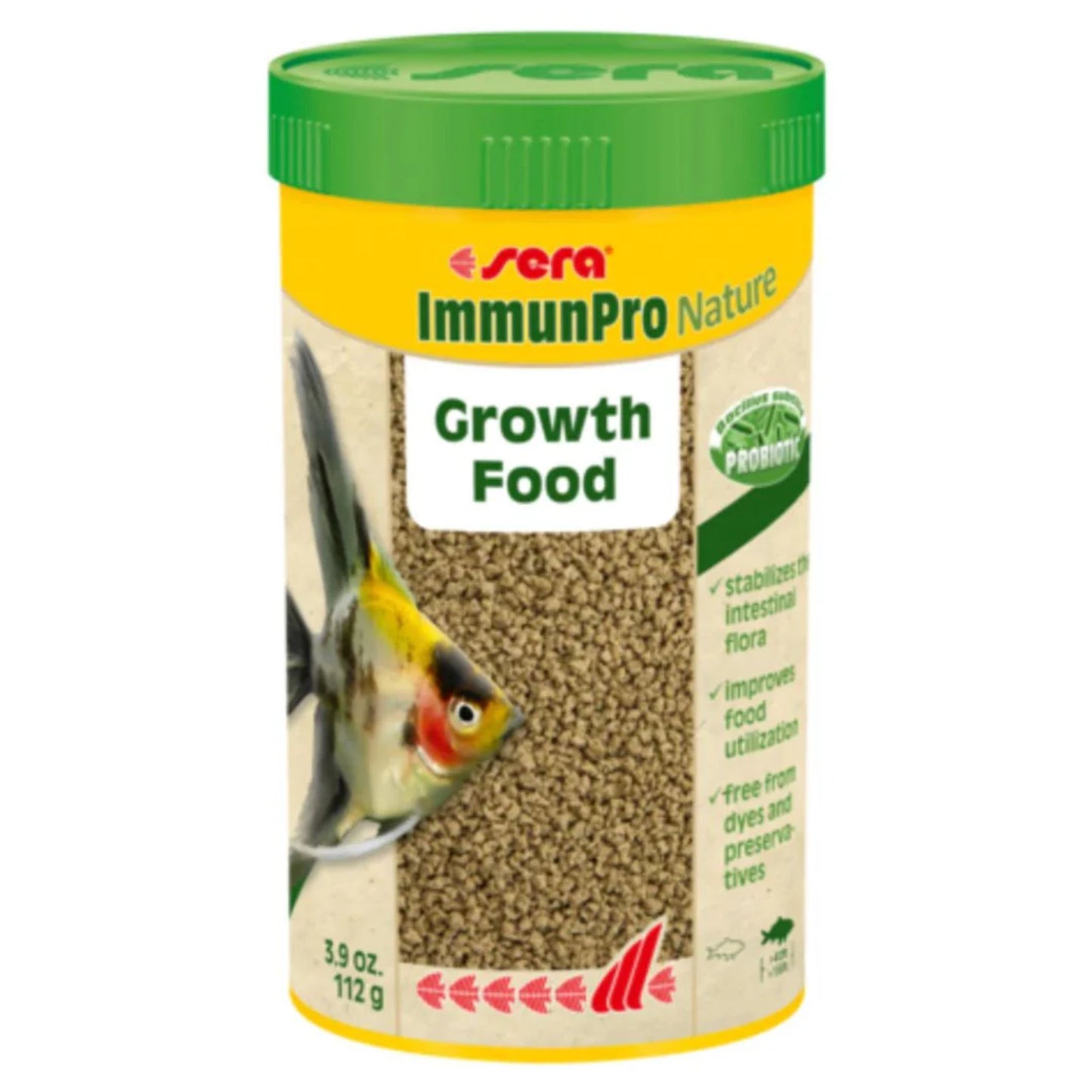 Sera ImmunPro Nature Fish Food Probiotic Growth Granules - 250ML