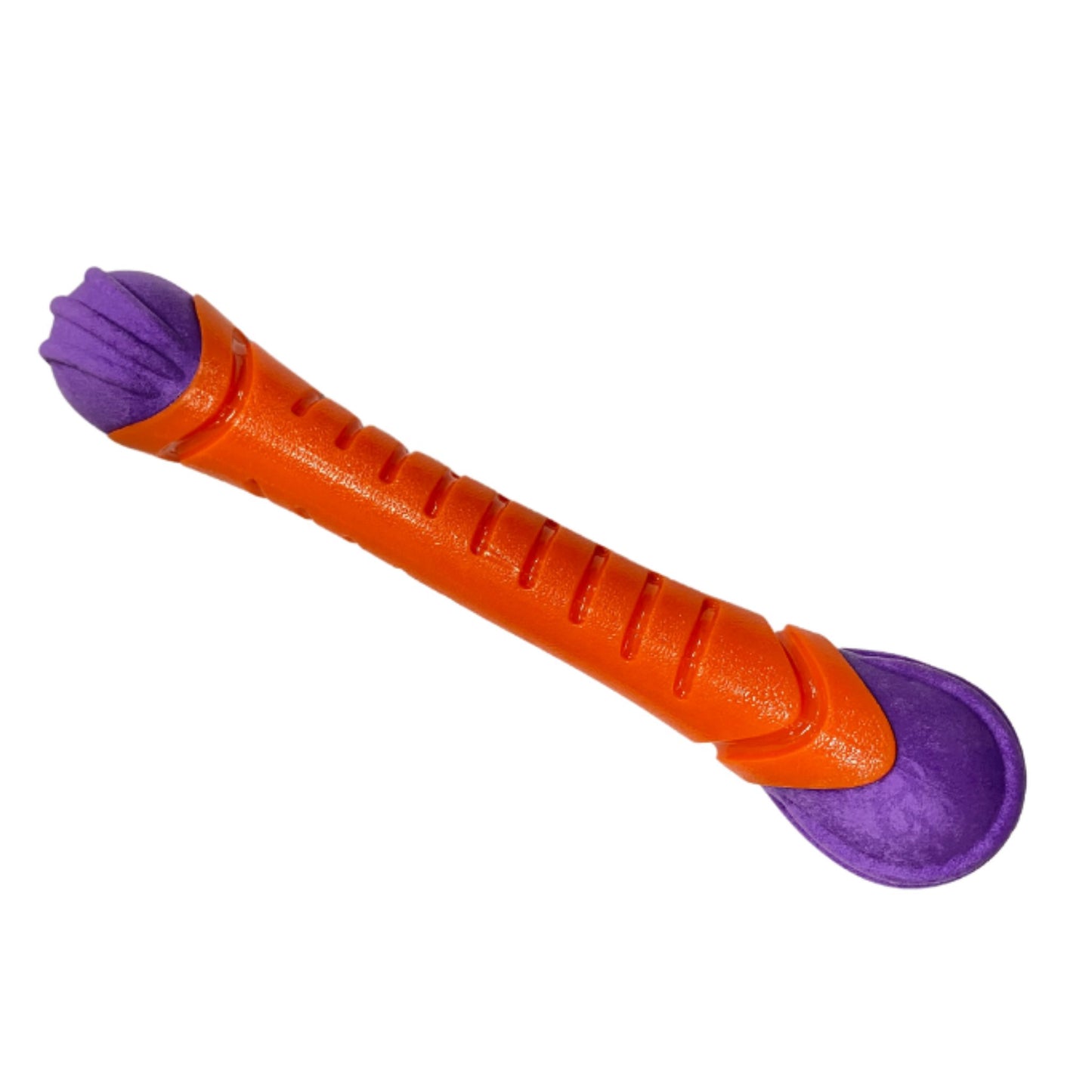 Pado TPR Rubber Dual Color Stick Dog Toy Red & Violet - 30.5x5.5x5.2cm