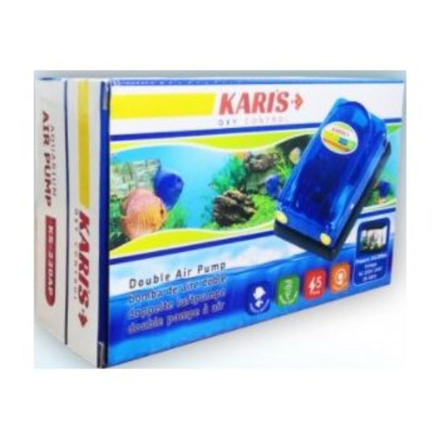 Karis Oxy Control Double Aquarium Air Pump Double Outlet - 5W