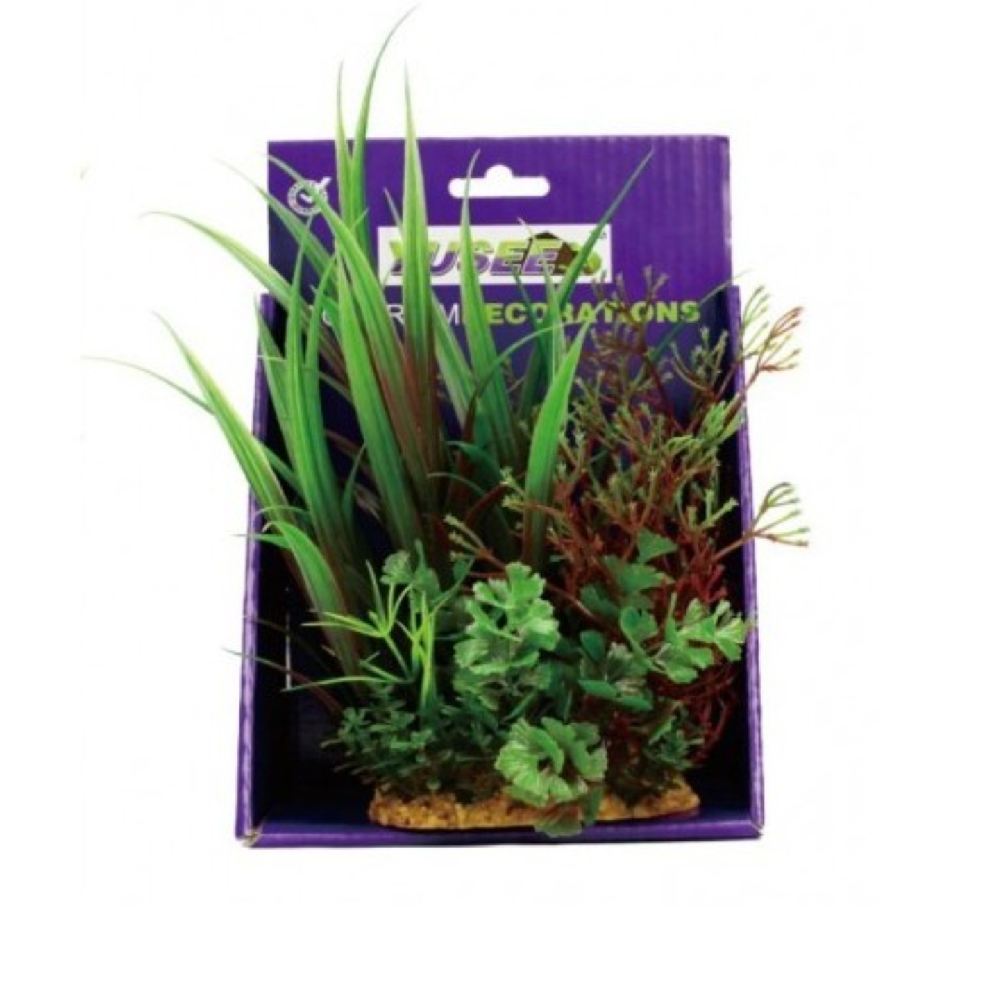 Yusee Aquarium Decoration Artificial Plant - 20cm