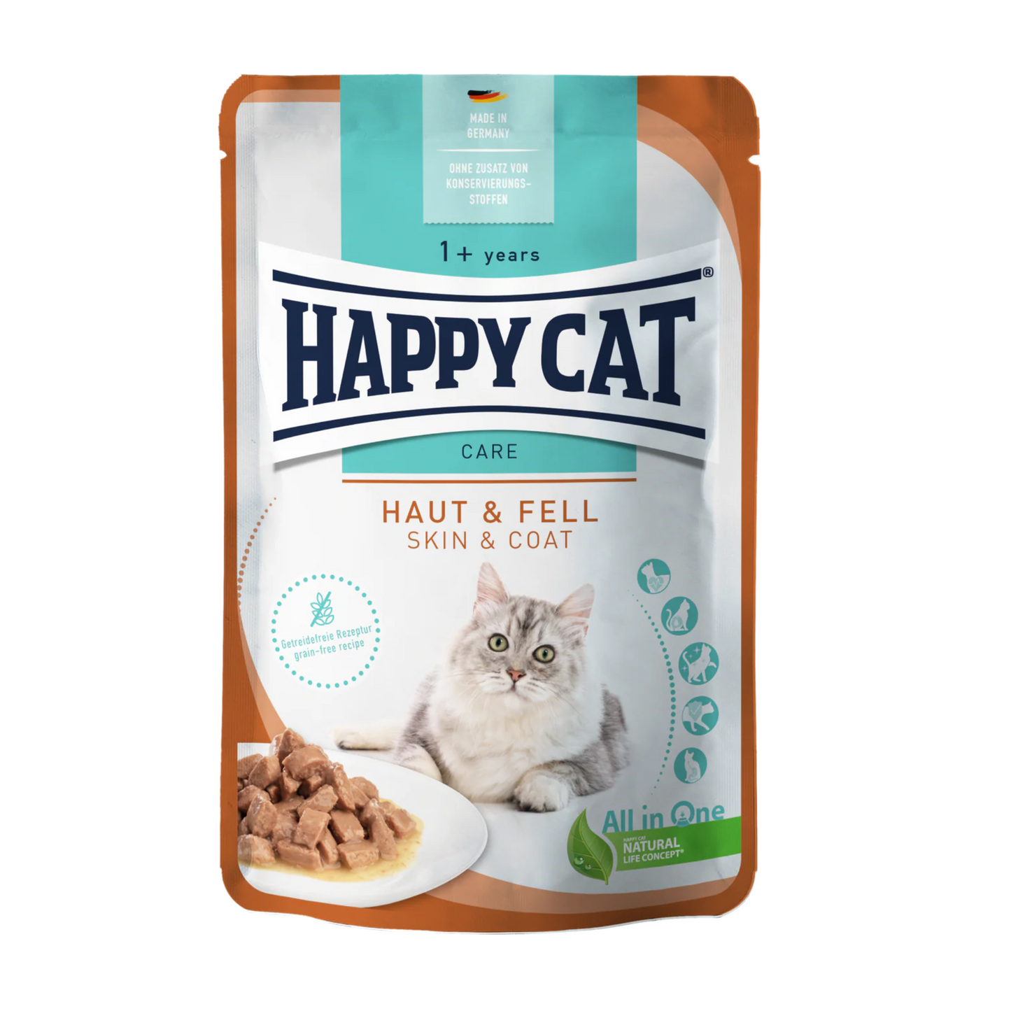 Happy Cat Wet Food MIS Care Haut & Fell Skin & Coat - 85g