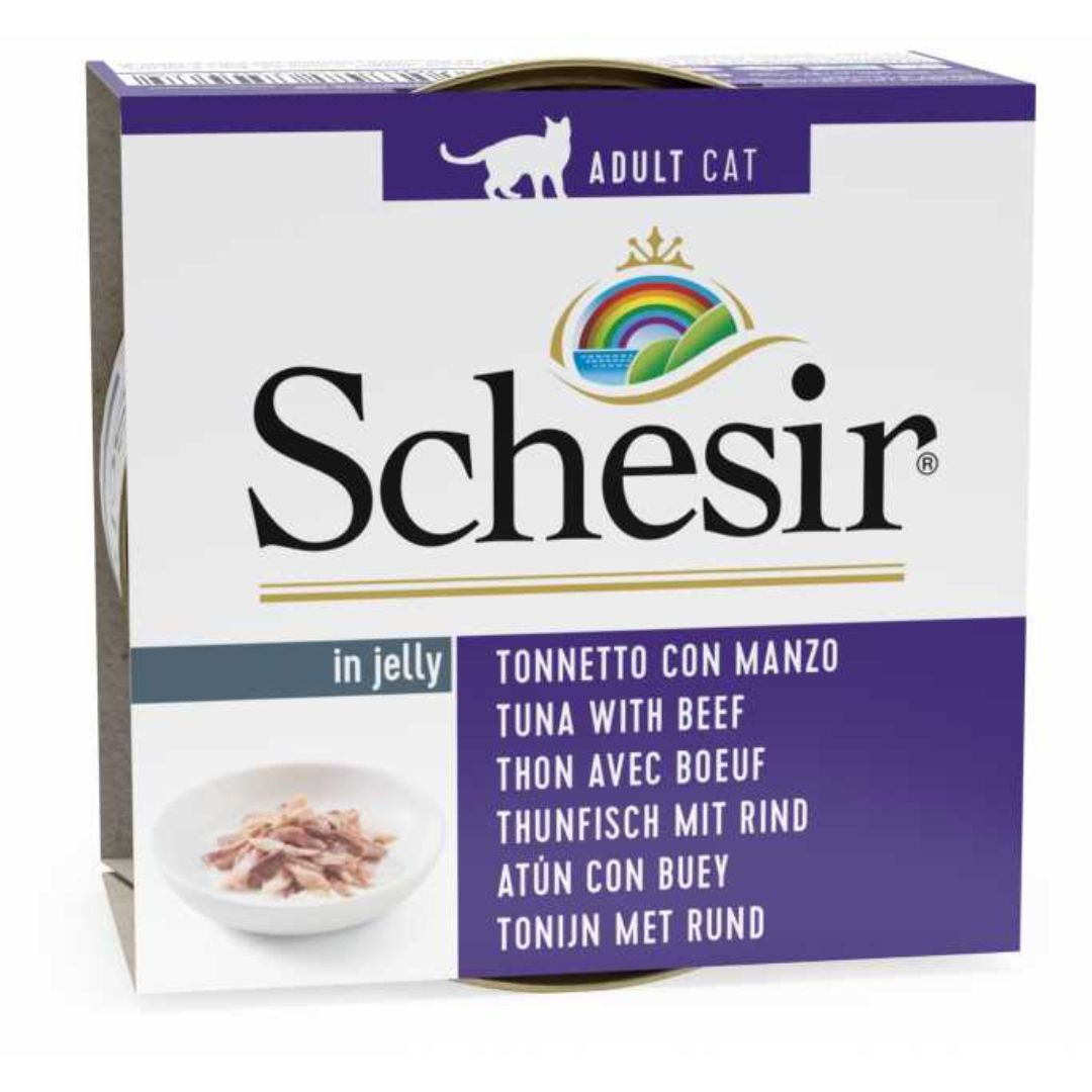 Schesir Cat Wet Food-Tuna With Beef Fillets - 85g