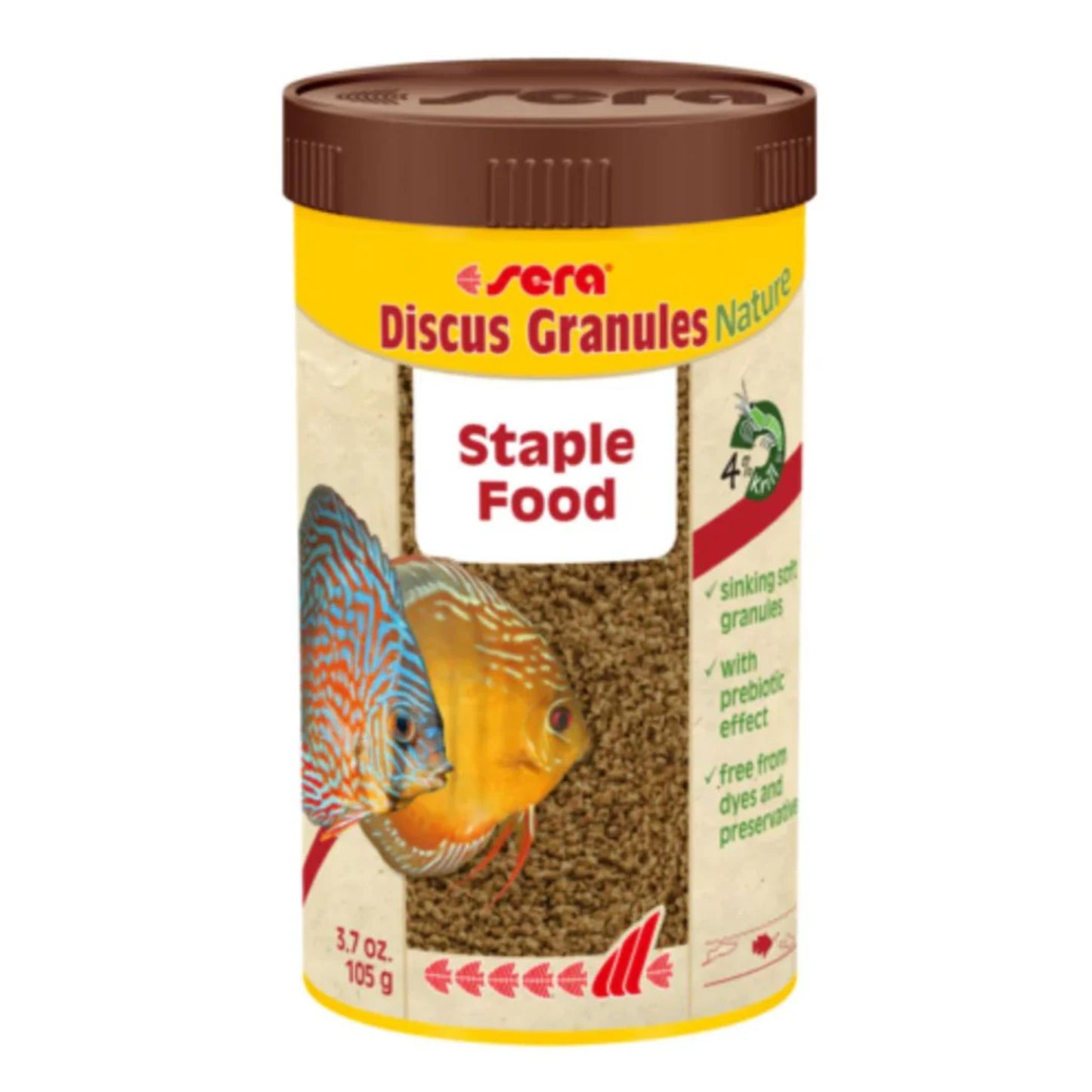 Sera Discus Granules Nature Nutrient-Rich Fish Food - 250ML