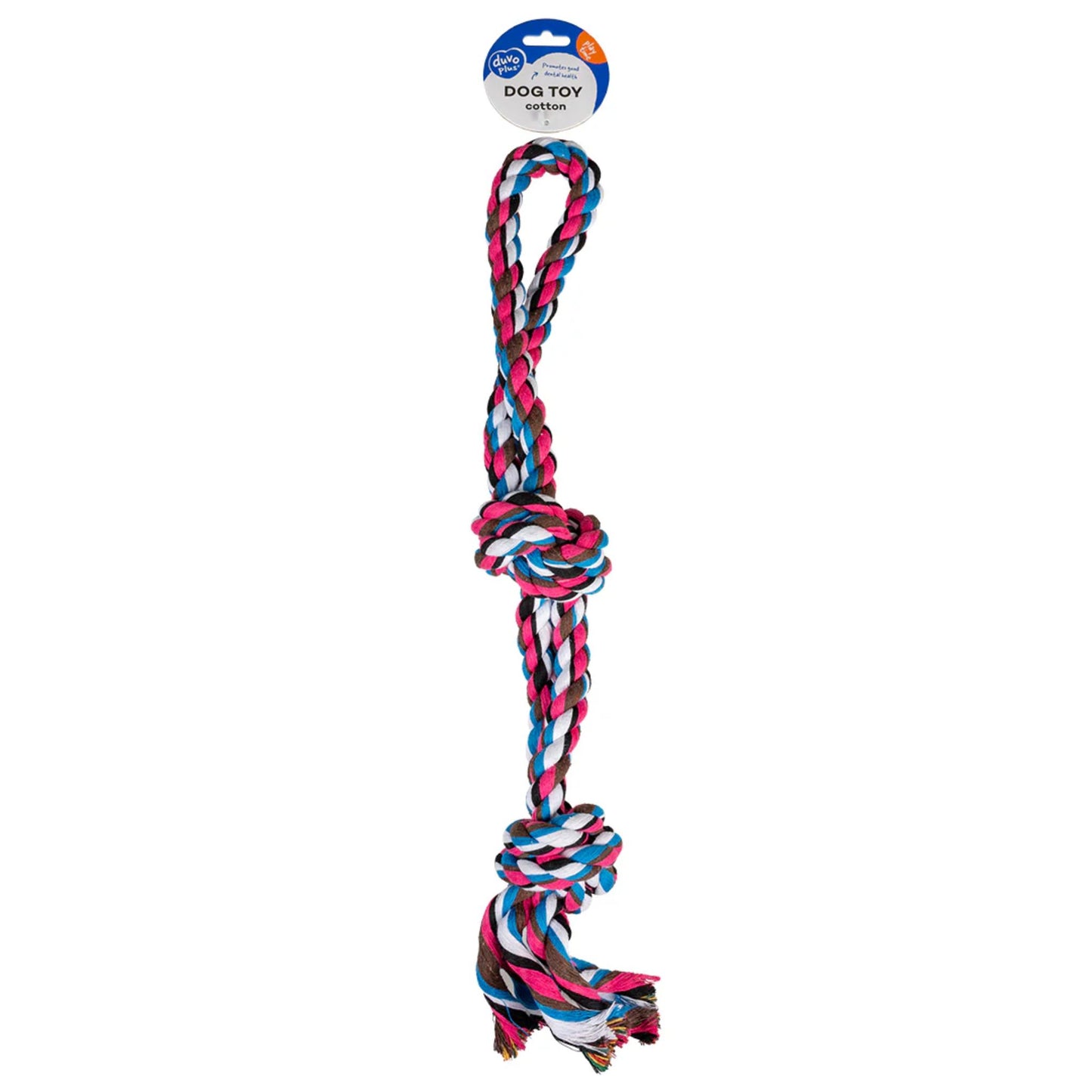 Duvo+ Tug Toy Knotted Cotton Double Loop – 50cm