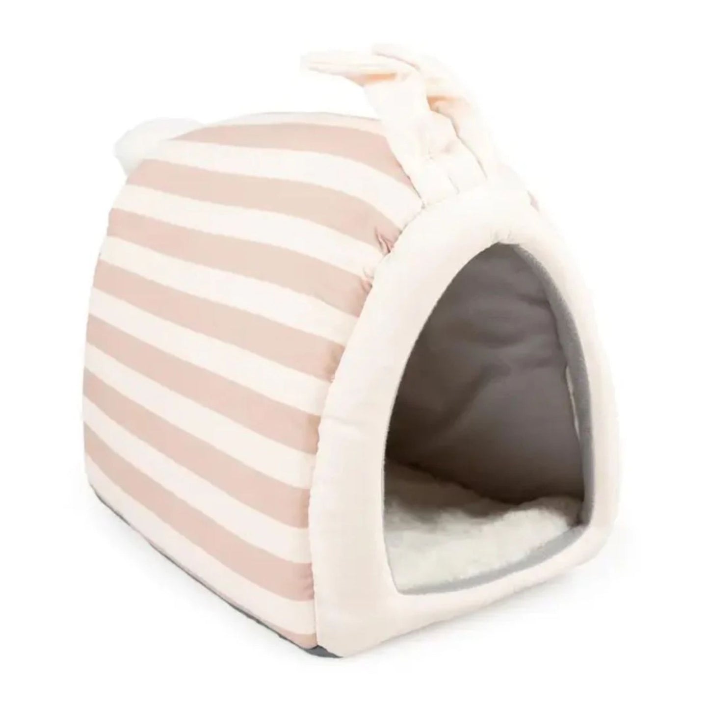 Duvo+ Striped Rabbit House – 23x32x30cm