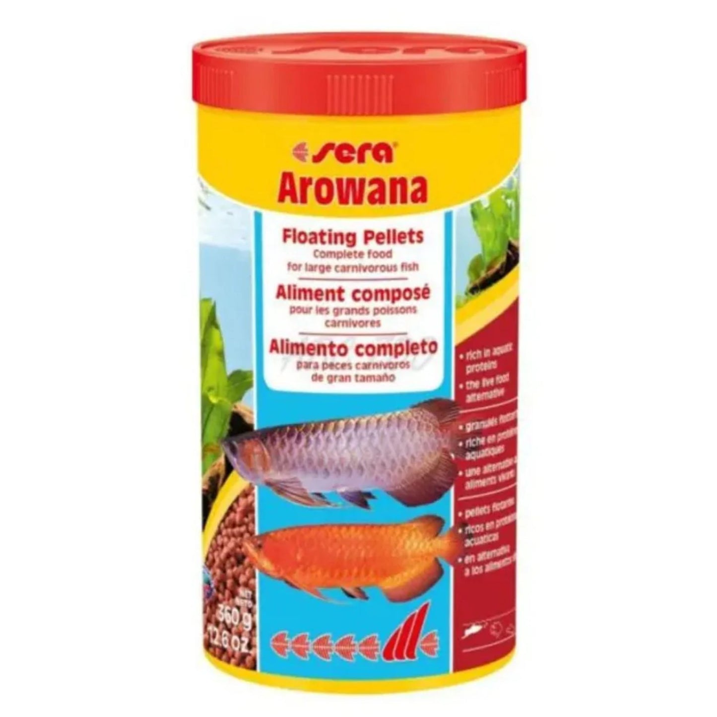Sera Arowana Fish Food High Protein Formula - 1000ML