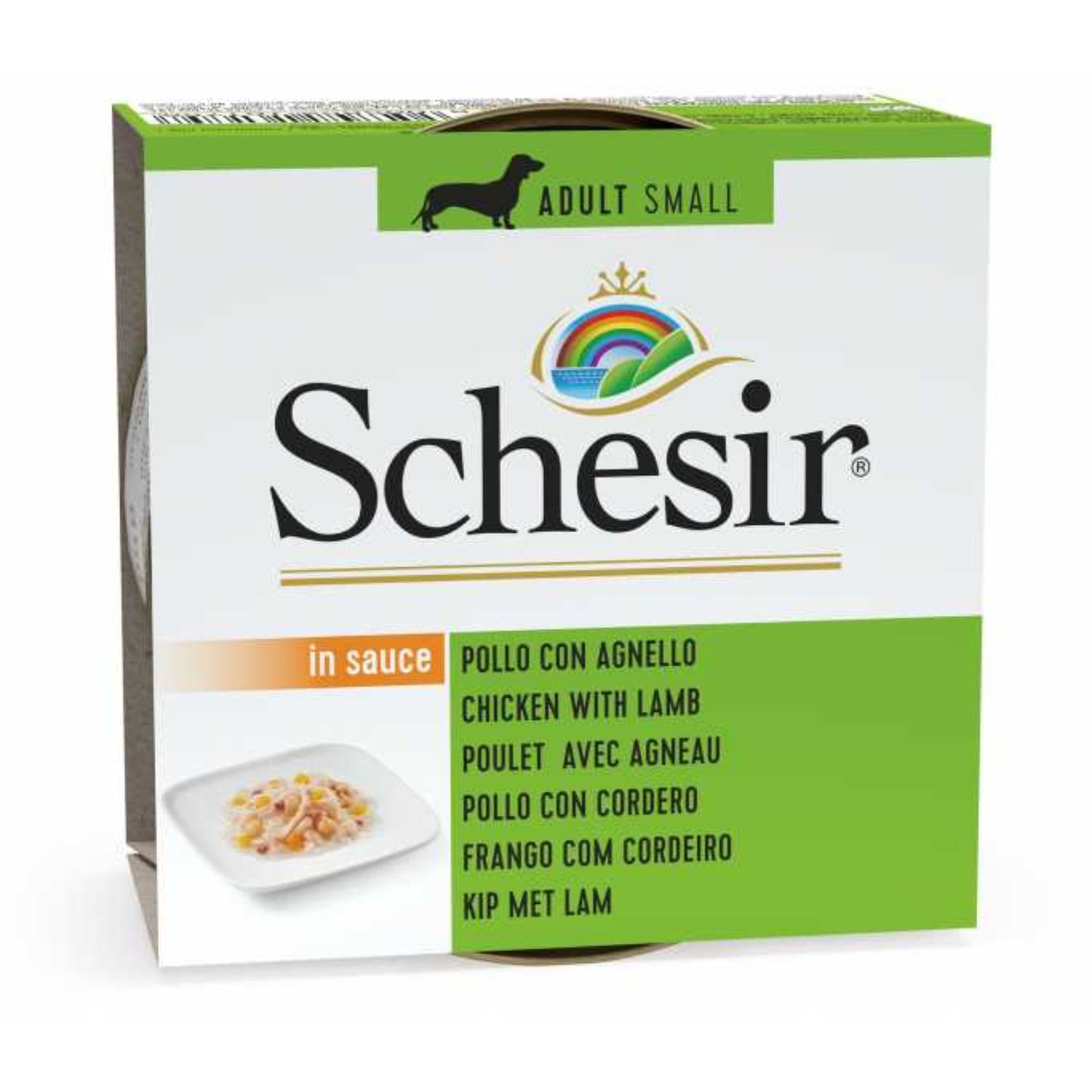 Schesir Dog Wet Food Chicken With Lamb - 85G
